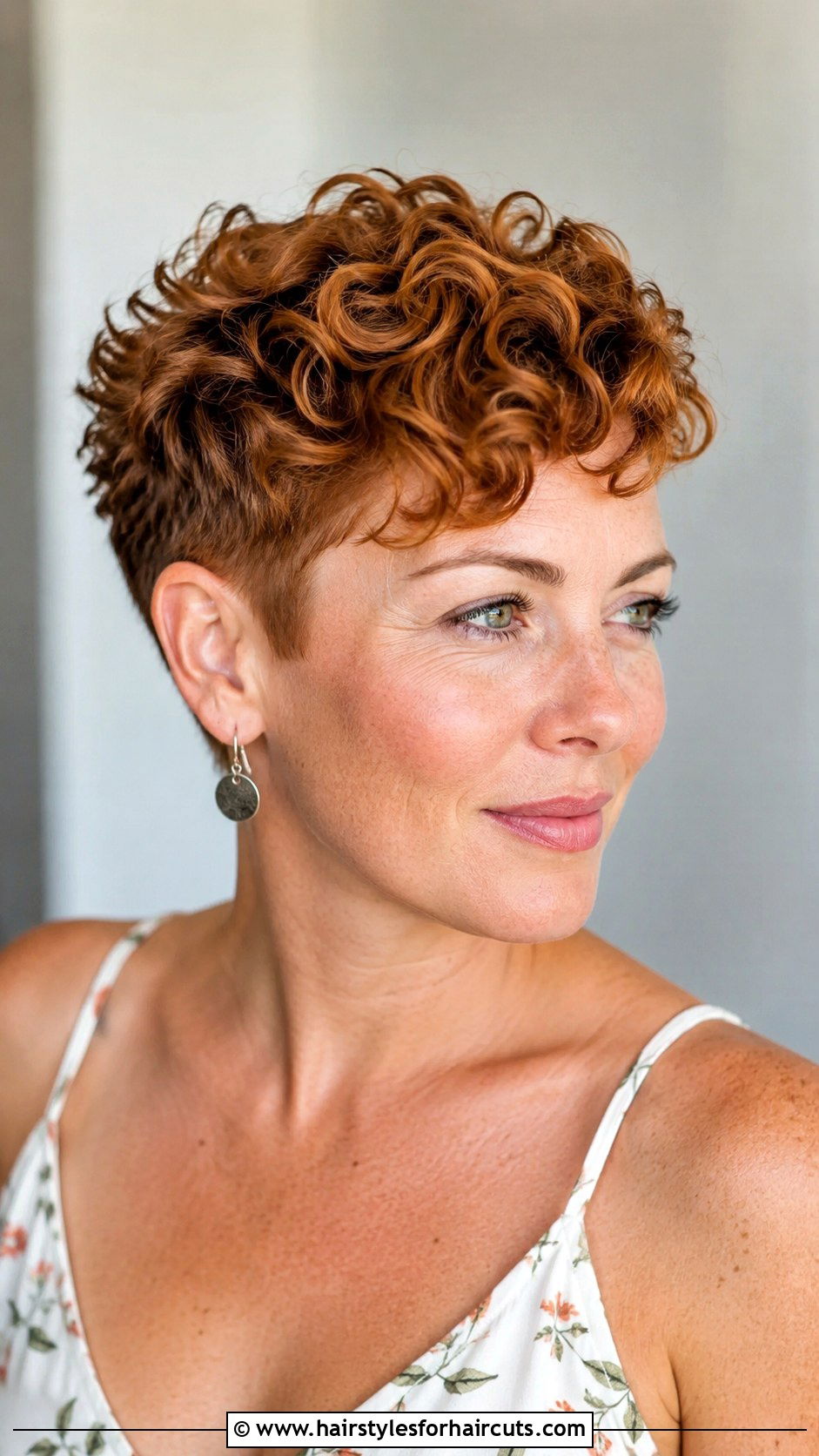 Irish Curl Short Pixie Cut - 25 celtic hairstyles for short hair - 25 celtic hairstyles for short hair