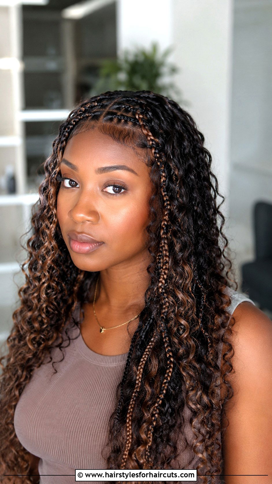 Island Boho Braids With Curls - 25 easy hawaiian hairstyles for long hair - 25 easy hawaiian hairstyles for long hair