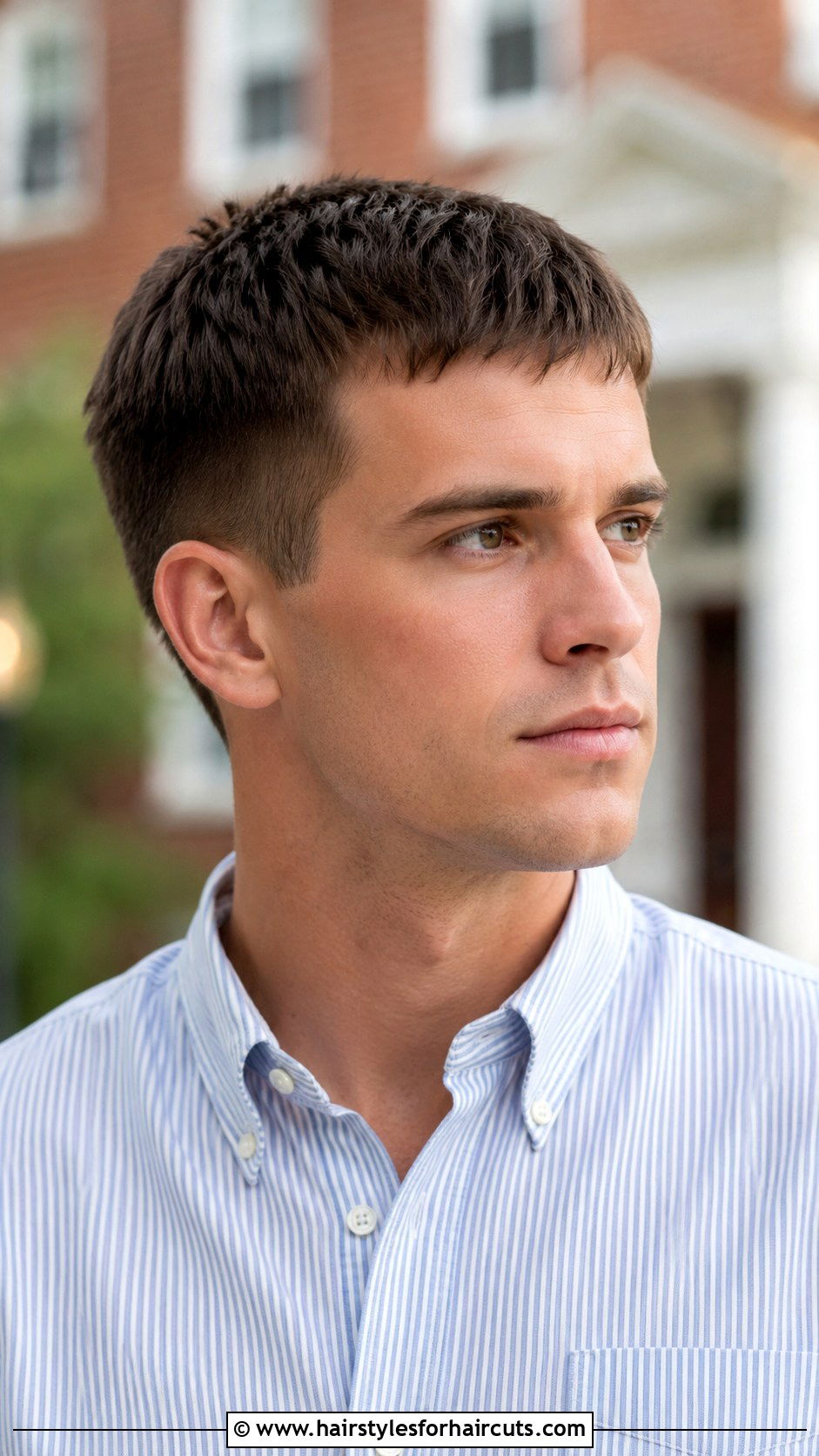 Ivy League Caesar Haircut - 25 caesar hairstyles - 25 caesar hairstyles