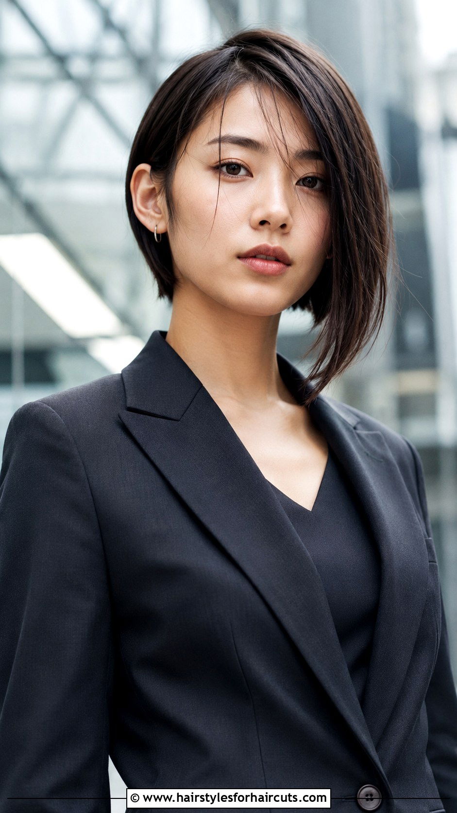 Japanese Asymmetric Bob - 25 japanese women hairstyles - 25 japanese women hairstyles
