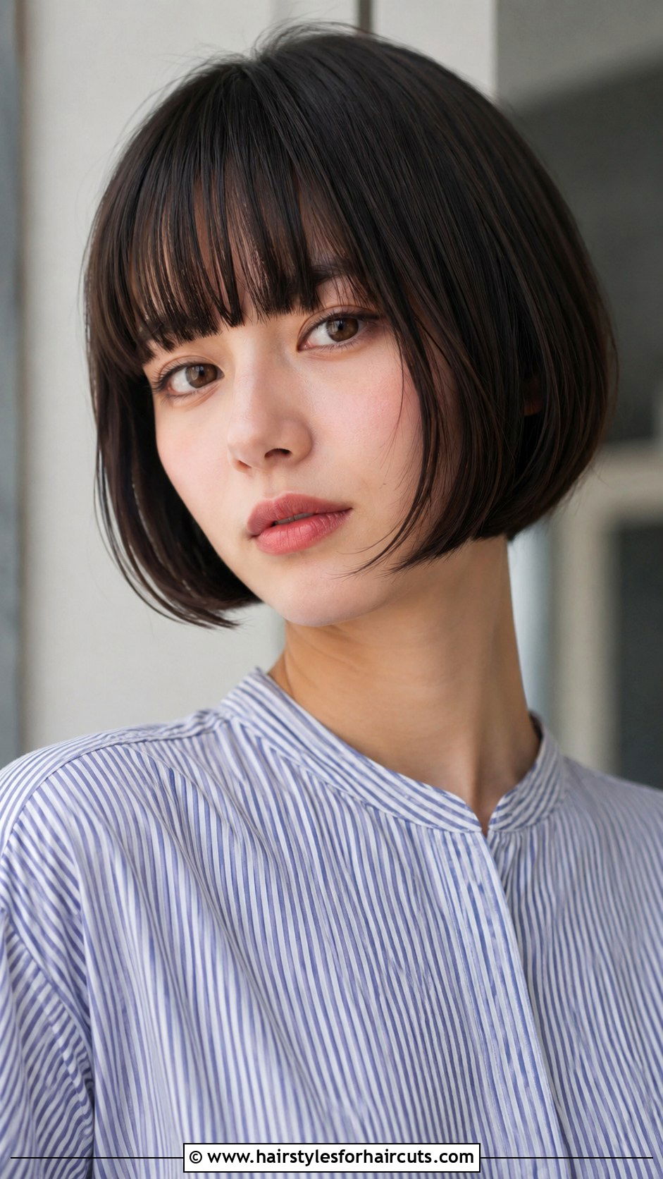 Japanese French Bob With Bangs - 25 cute japanese hairstyles - 25 cute japanese hairstyles