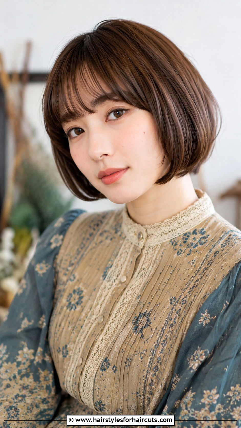 Japanese Rounded Bob - 25 japanese women hairstyles - 25 japanese women hairstyles