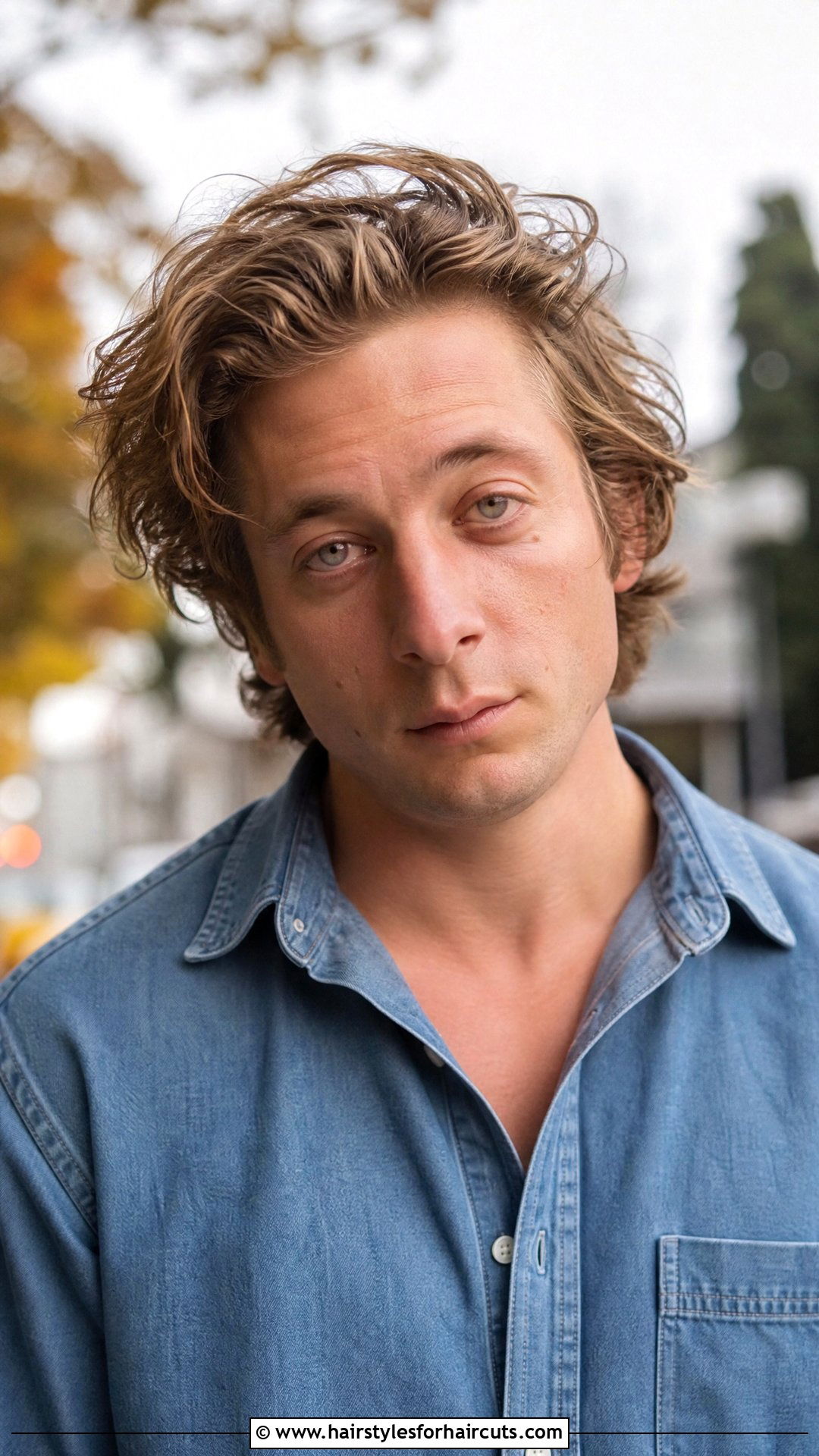 Jeremy Allen White Messy Side Swept Haircut - 25 jeremy allen white haircuts - 25 jeremy allen white haircuts