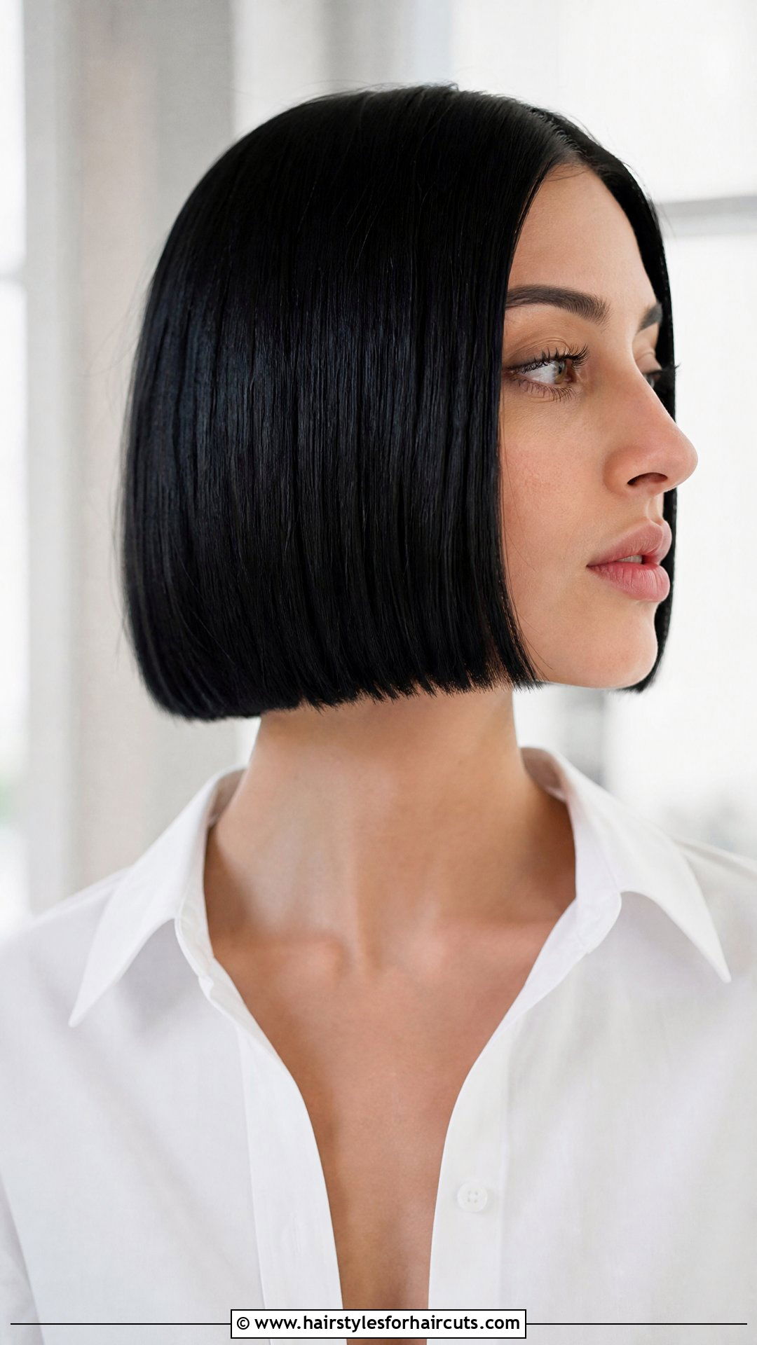 Jet Black Blunt Bob - 25 short haircuts and color - 25 short haircuts and color