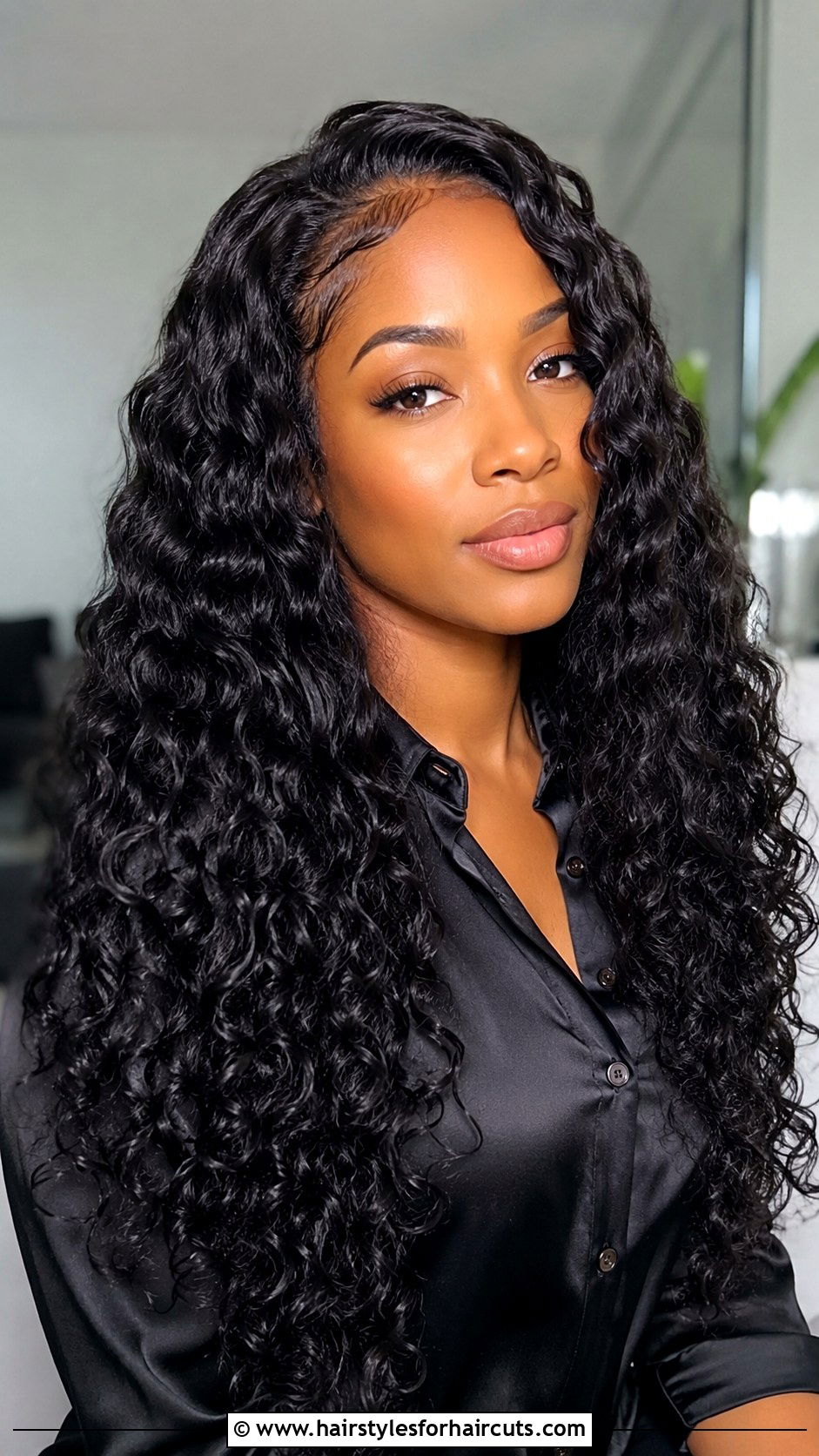Jet Black Deep Wave Crochet - 25 deep wave crochet hairstyles - 25 deep wave crochet hairstyles