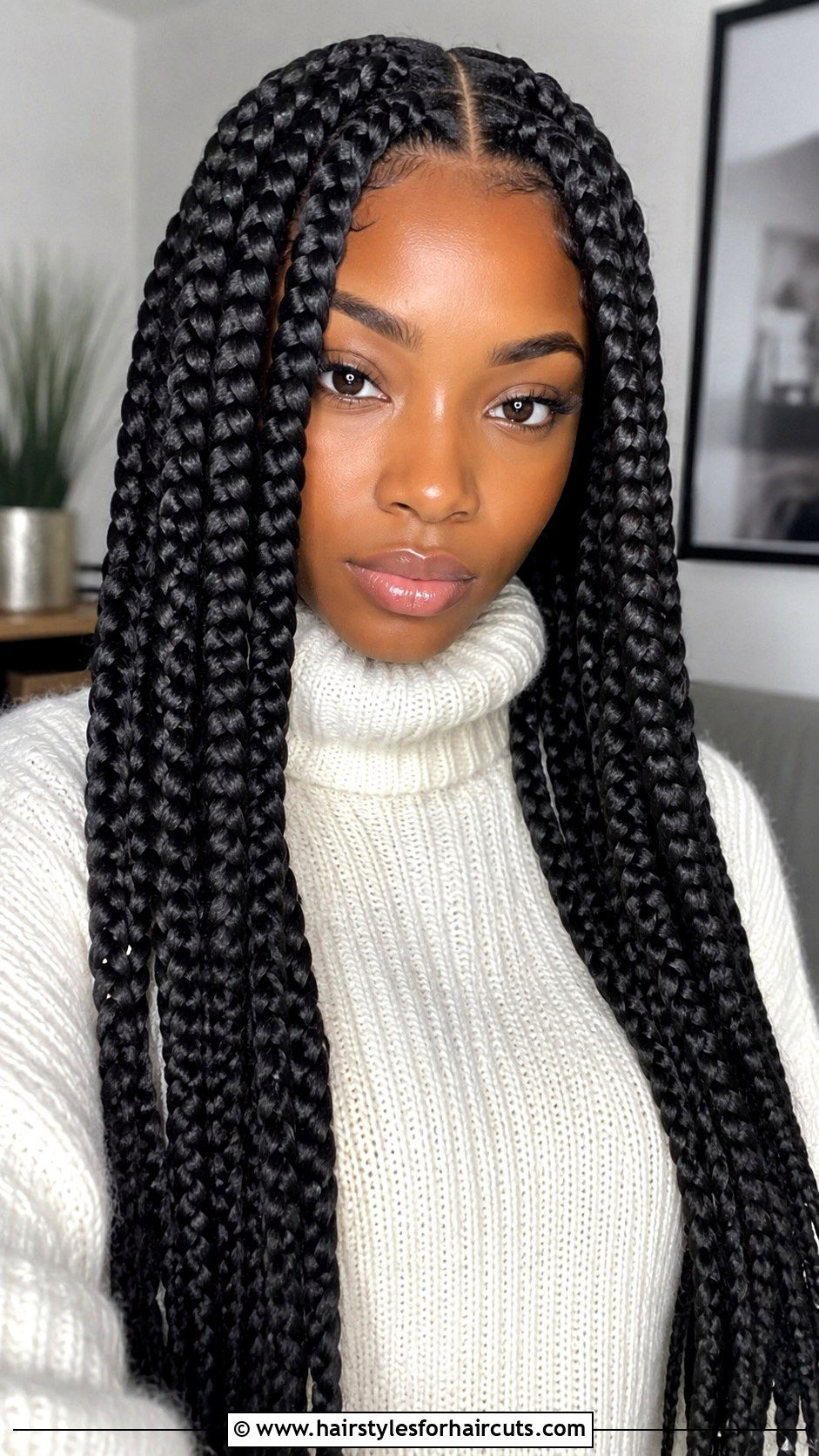 Jumbo Box Braids - 25 box braid hairstyles - 25 box braid hairstyles