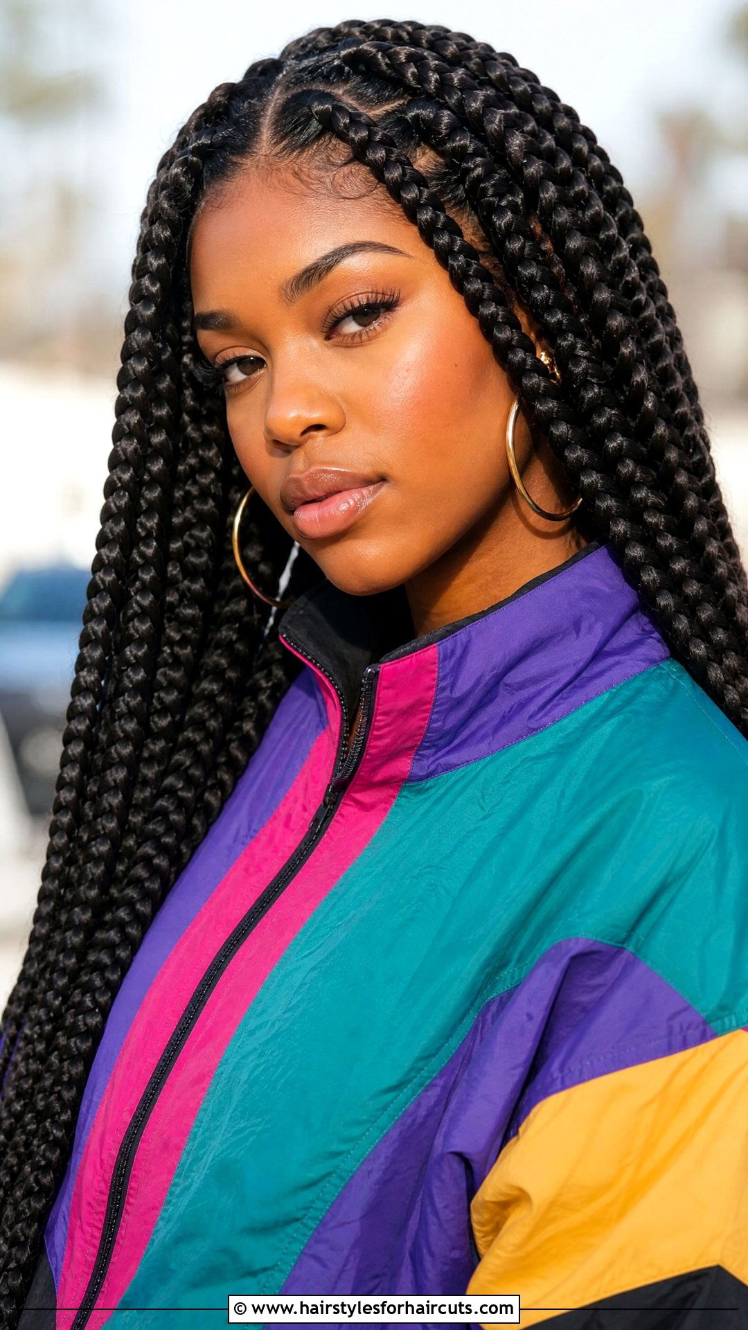 Jumbo Box Braids - 25 braid crochet hairstyles - 25 braid crochet hairstyles