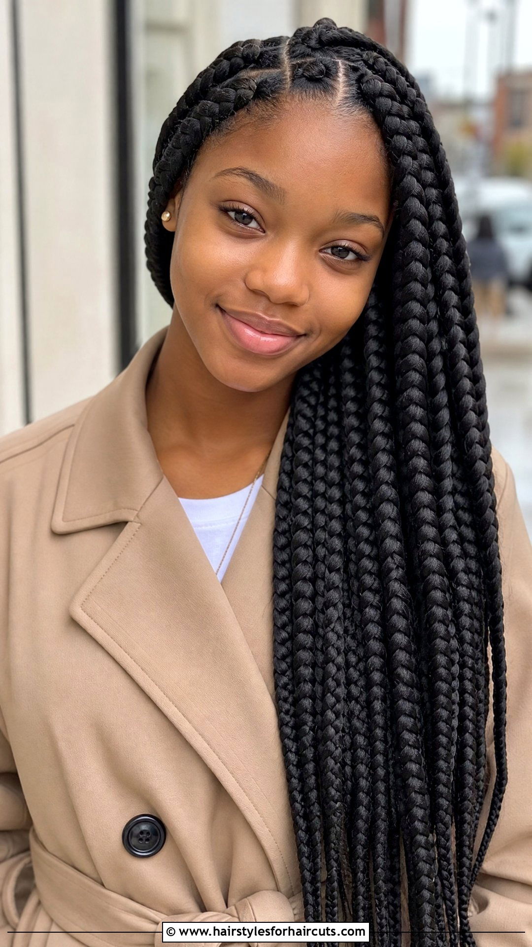 Jumbo Box Braids - 25 hairstyles for black teens - 25 hairstyles for black teens