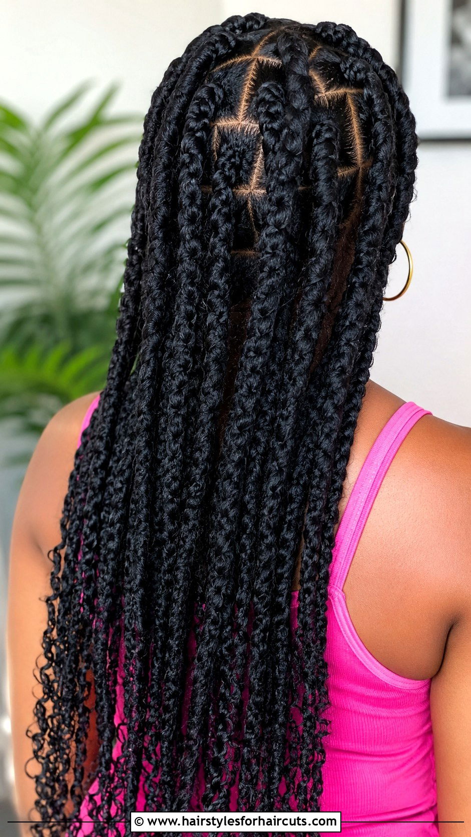 Jumbo Box Locs - 25 dread haircuts - 25 dread haircuts