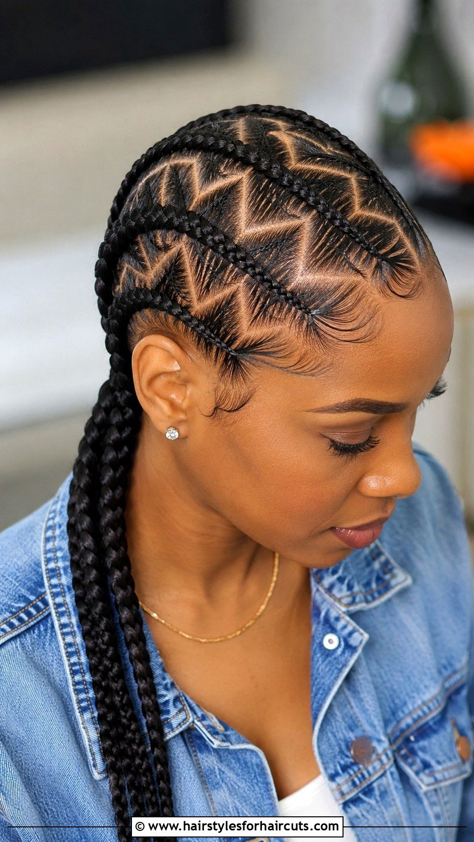 Jumbo Cornrow - 25 conroll hairstyles - 25 conroll hairstyles
