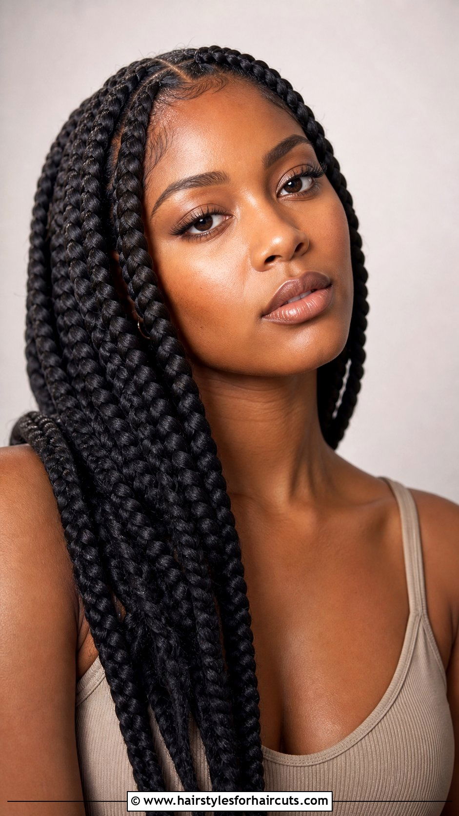 Jumbo Feed In Braids Down - 25 braided hair down hairstyles - 25 braided hair down hairstyles