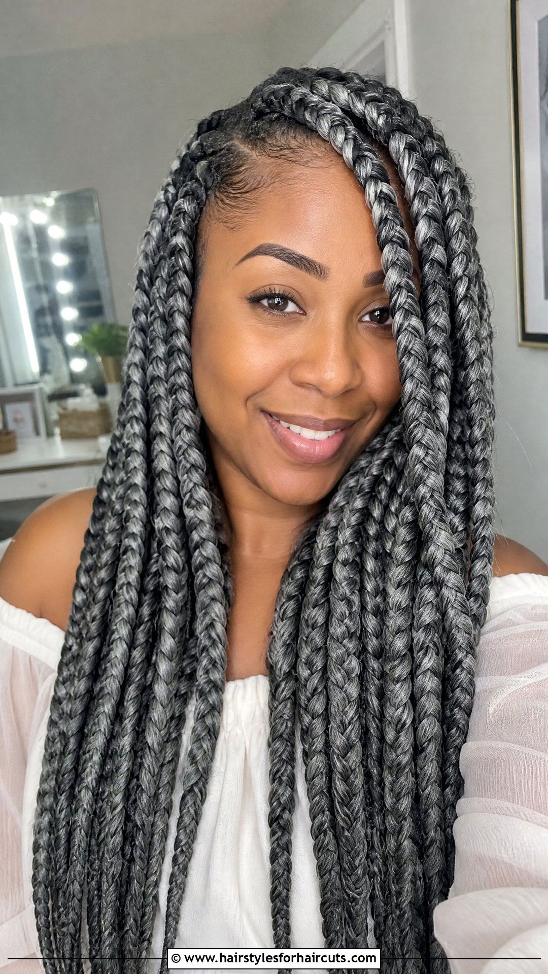 Jumbo Salt And Pepper Crochet Braids - 25 salt and pepper crochet hairstyles - 25 salt and pepper crochet hairstyles