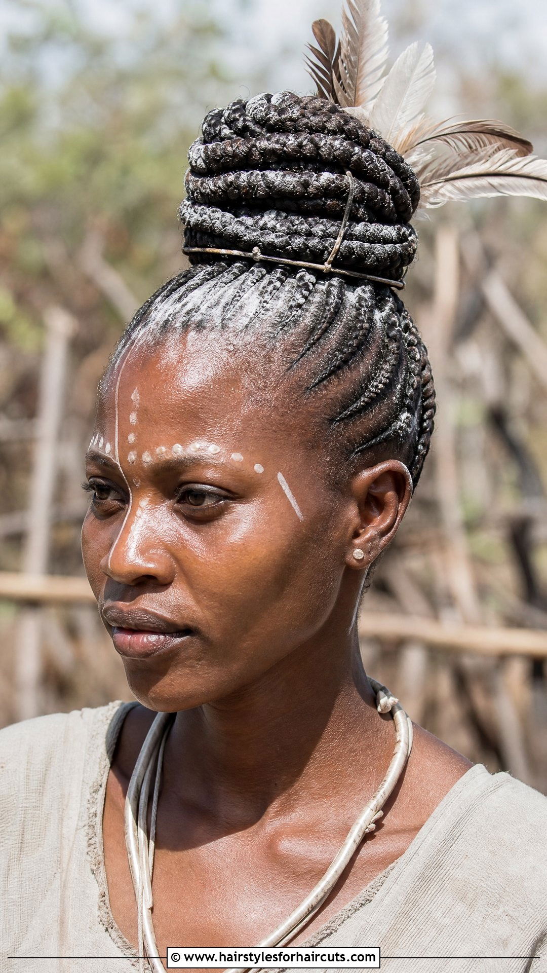 Karo Braided Bun - 25 tribal hairstyles - 25 tribal hairstyles