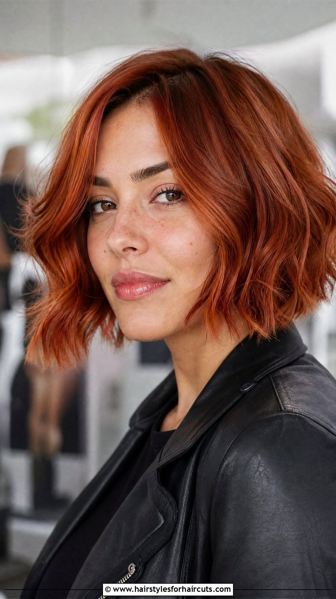 Kat Hernandez Red Wavy Bob - 25 euphoria hairstyles - 25 euphoria hairstyles