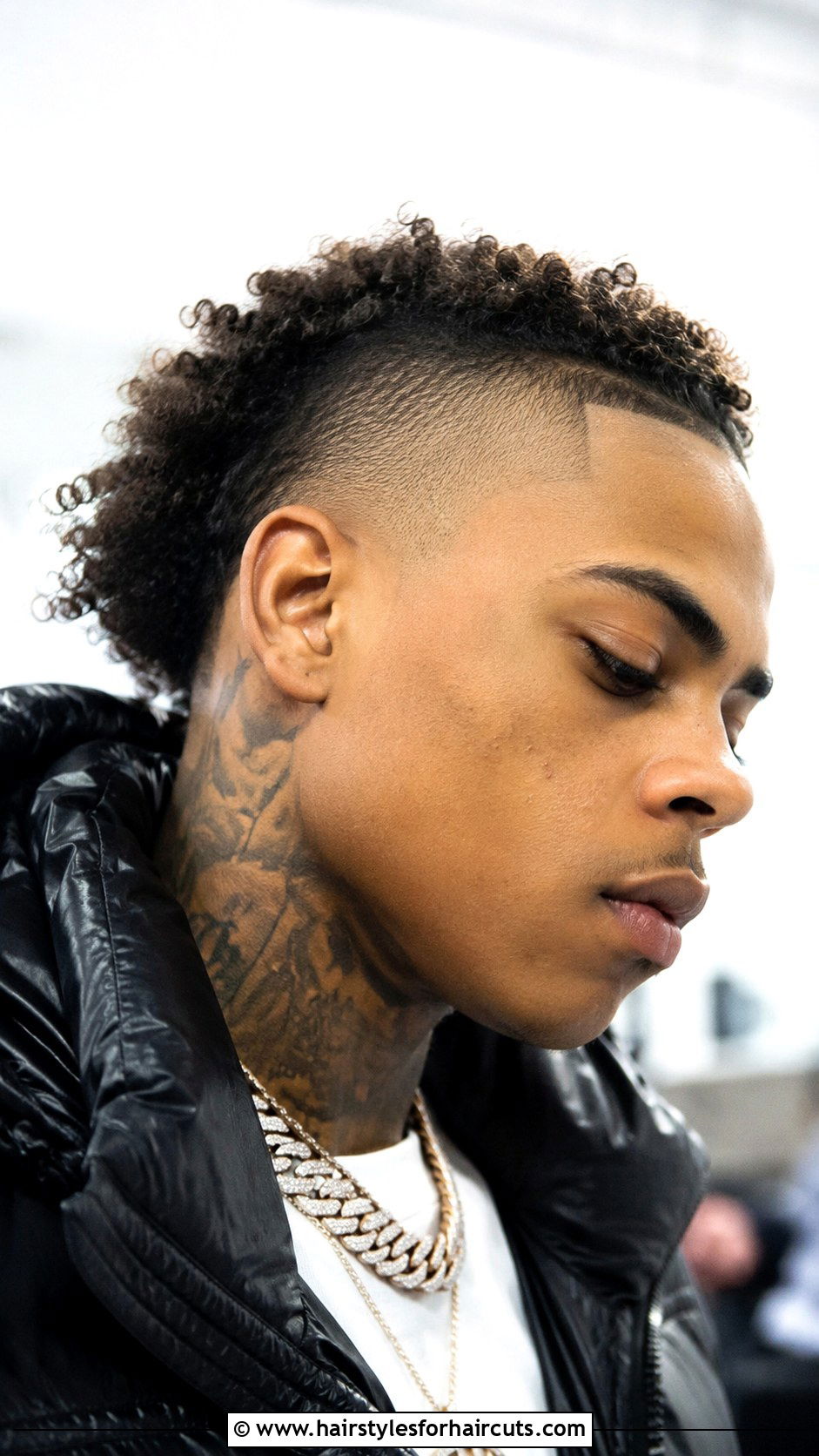 Kay Flock Short Curly Mohawk Fade - 25 kay flock haircuts - 25 kay flock haircuts