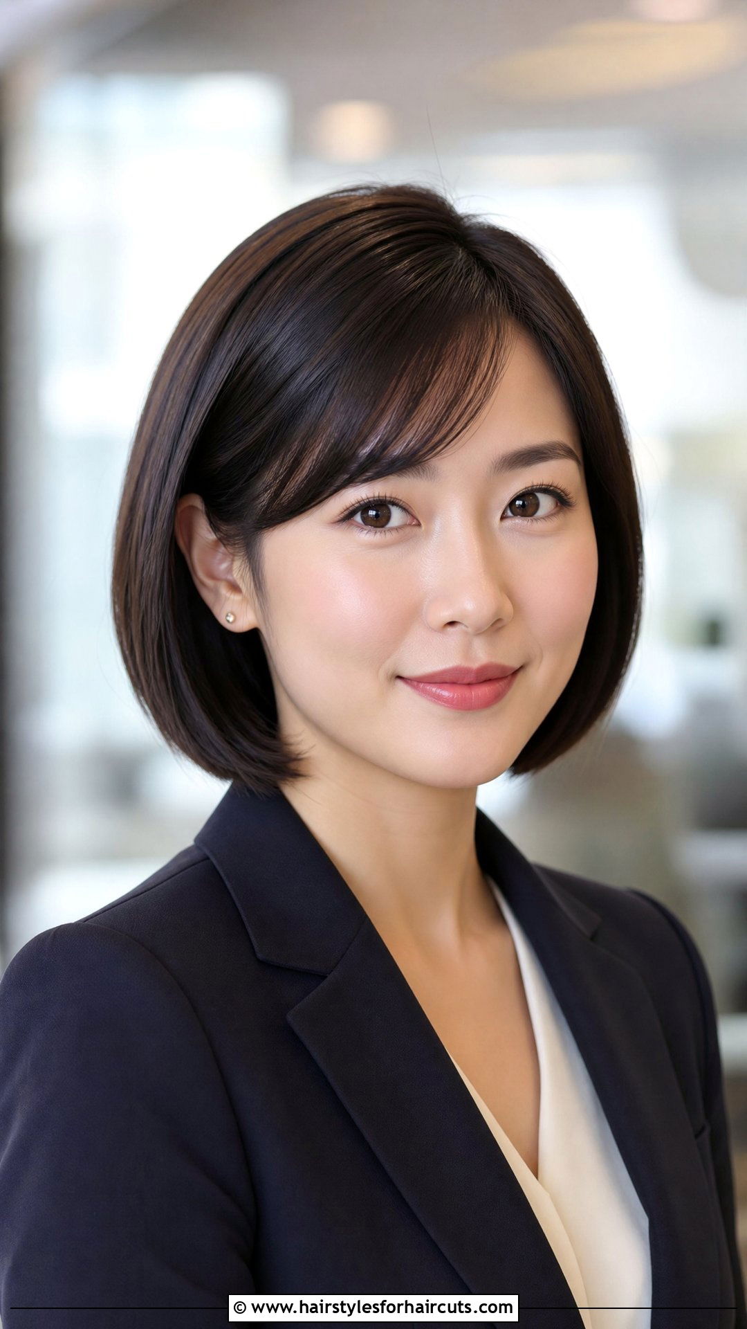 Kinkin Bob with Side Swept Bangs - 25 kinkin hairstyles - 25 kinkin hairstyles