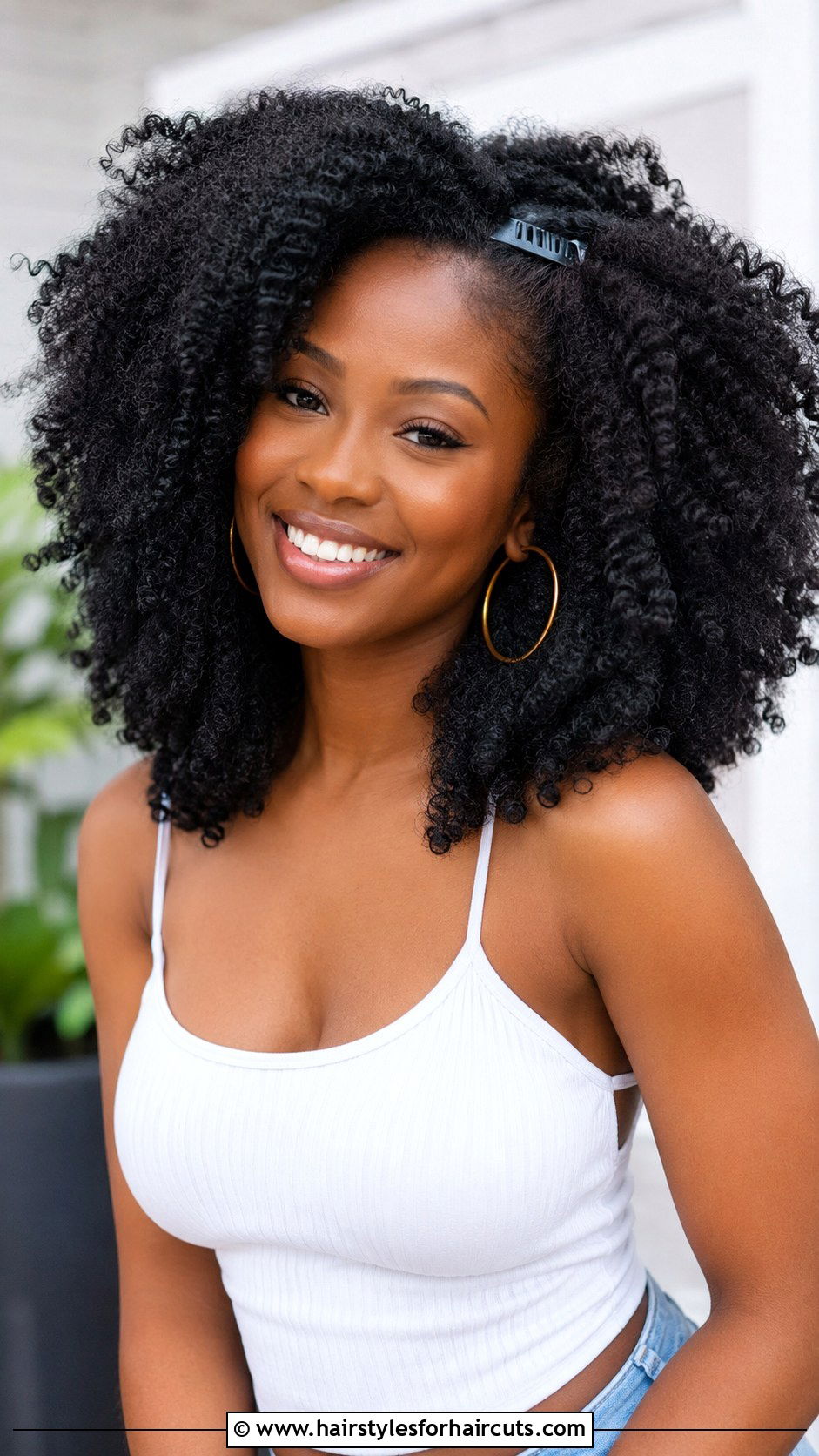 Kinky Curly Clip In Hair Extensions - 25 clip in hair extensions for black hairstyles - 25 clip in hair extensions for black hairstyles