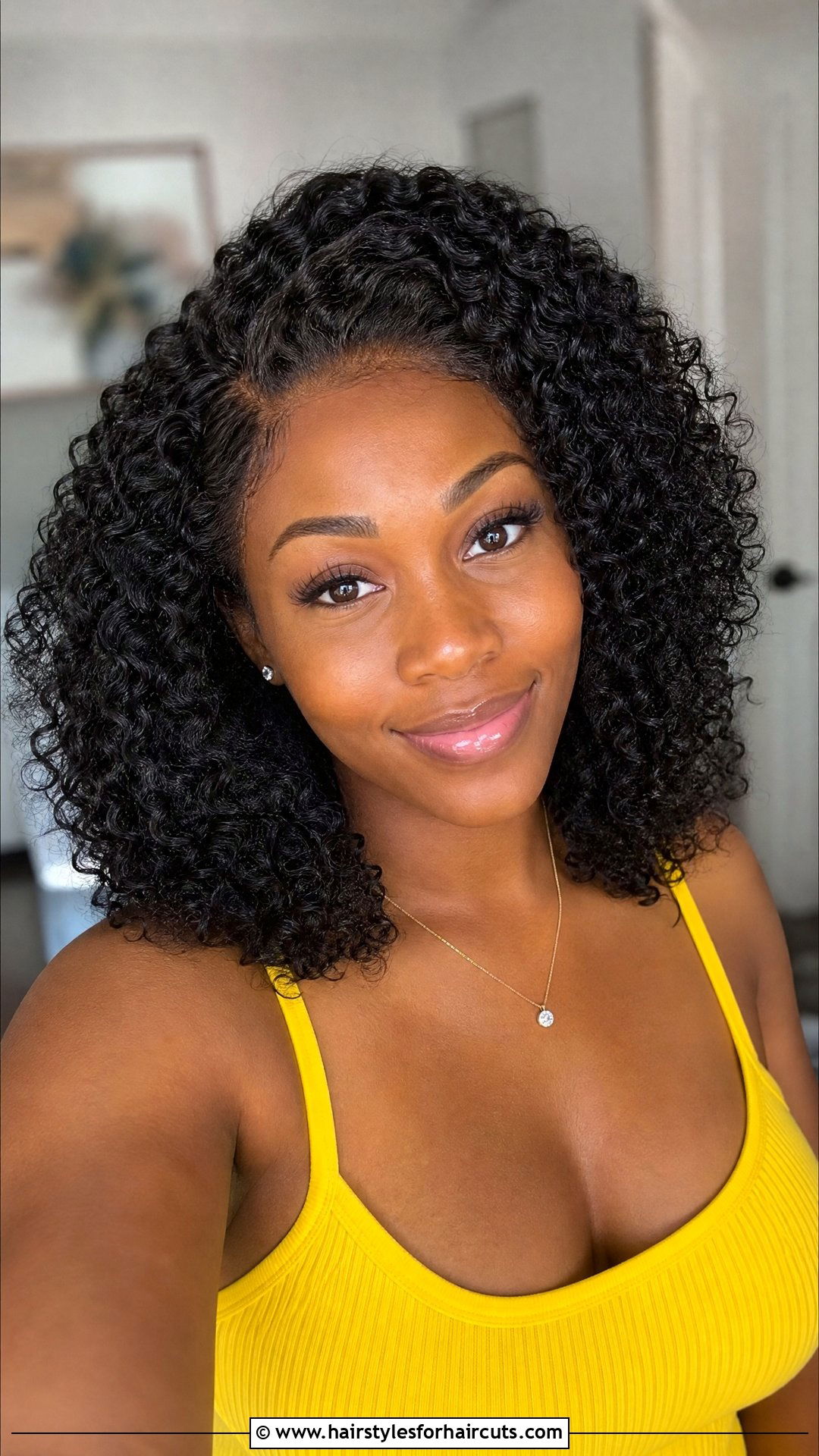 Kinky Curly Lace Front Wig - 25 wig hairstyles for black hair - 25 wig hairstyles for black hair