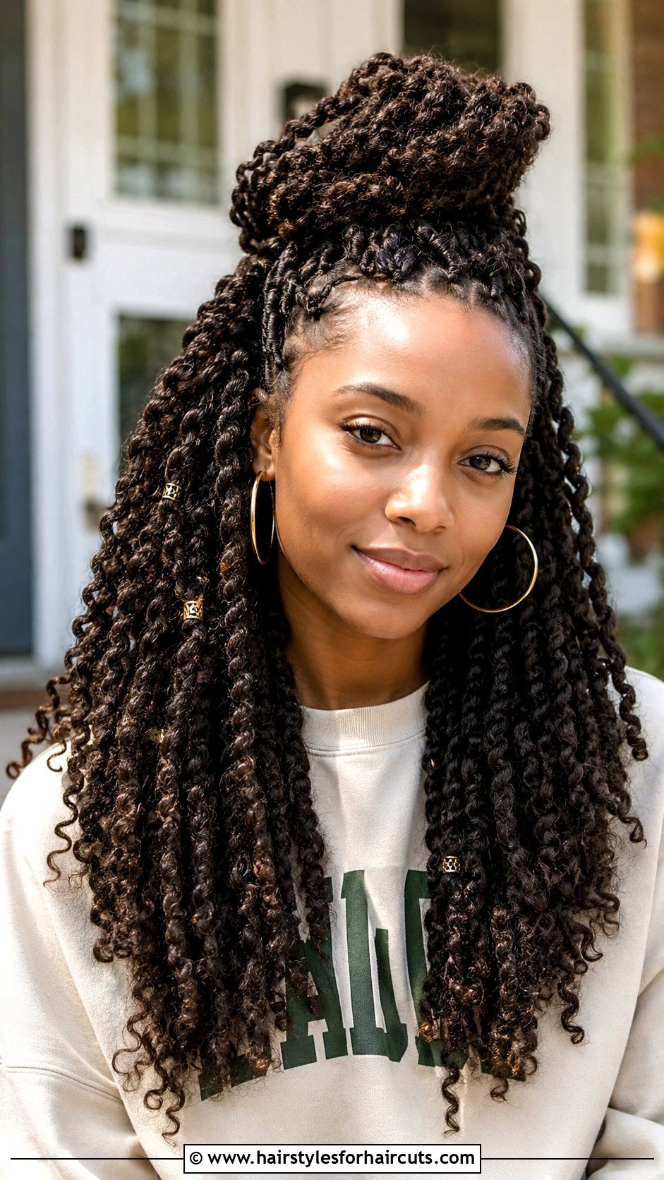 Kinky Twist Half Up Half Down - 25 hairstyles with one bundle of hair - 25 hairstyles with one bundle of hair