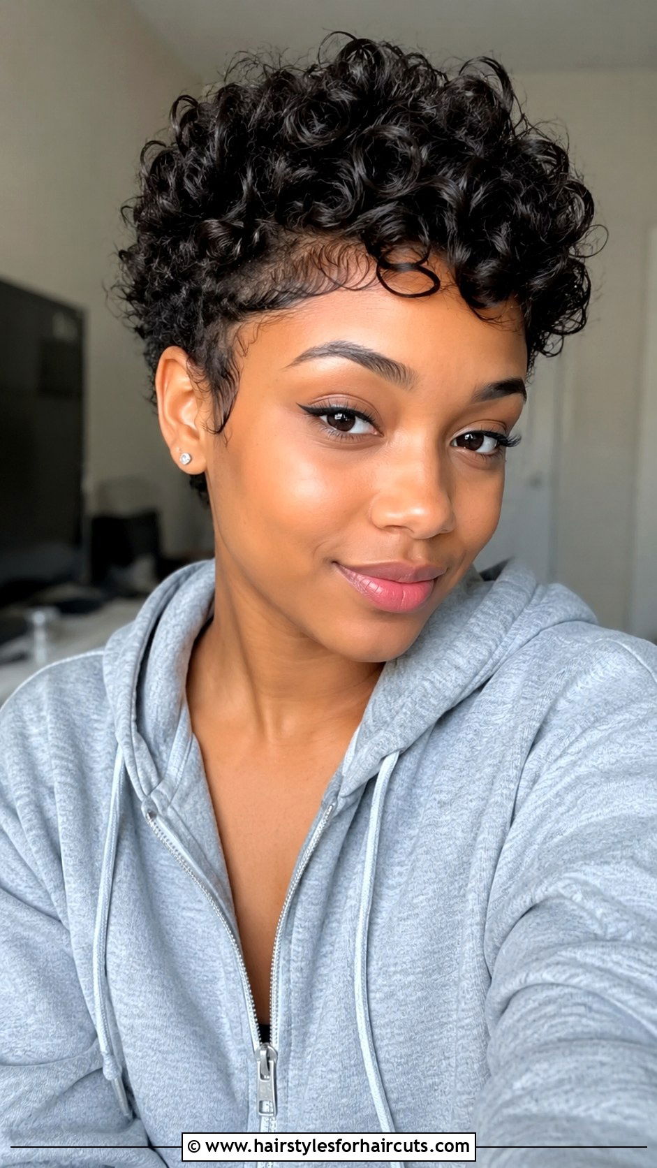 Kitten Curl Pixie - 25 cat hairstyles for human hair - 25 cat hairstyles for human hair