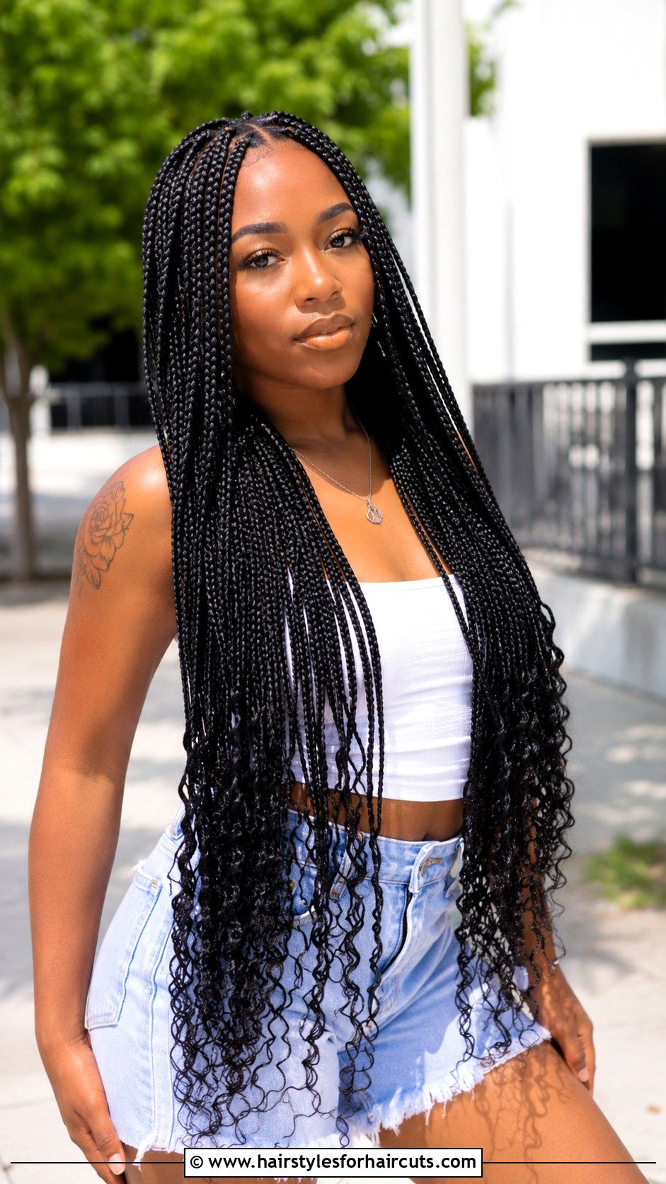 Knotless Box Braids - 25 black hair hairstyles for women - 25 black hair hairstyles for women
