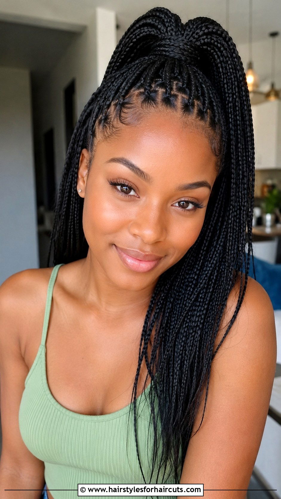 Knotless Box Braids - 25 box braid hairstyles - 25 box braid hairstyles