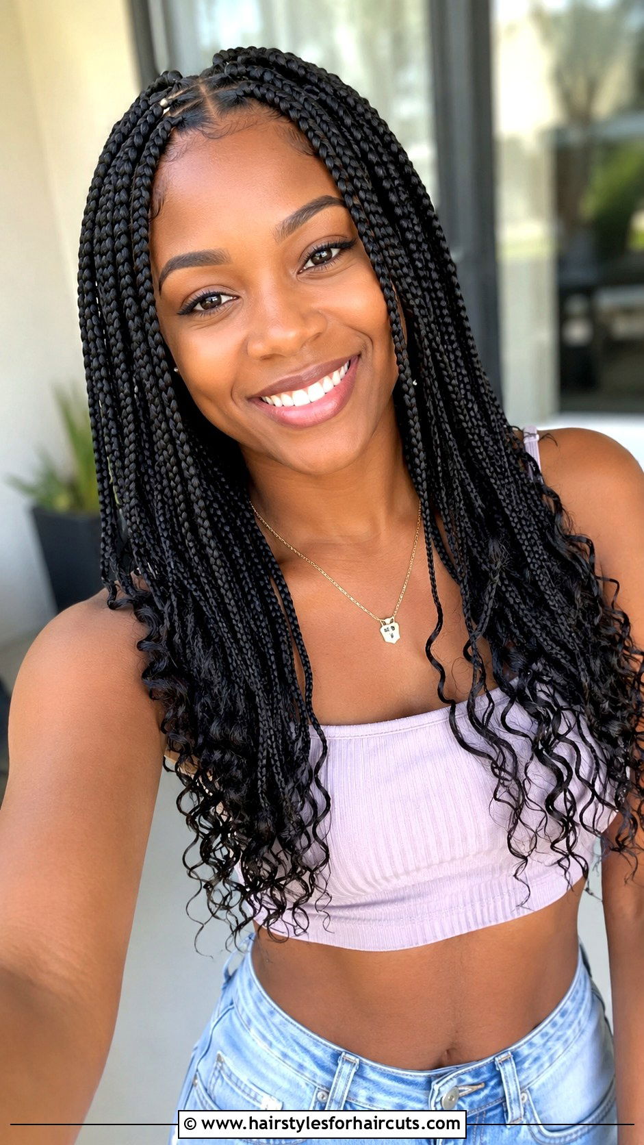 Knotless Box Braids - 25 ebony hairstyles - 25 ebony hairstyles