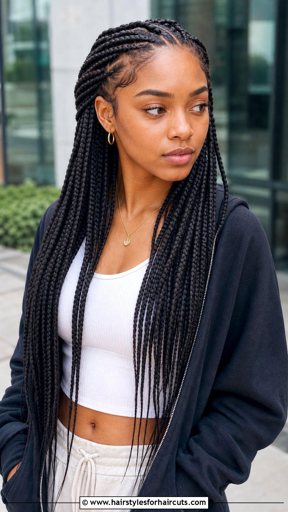 Knotless Braids - 25 healthy hairstyles - 25 healthy hairstyles