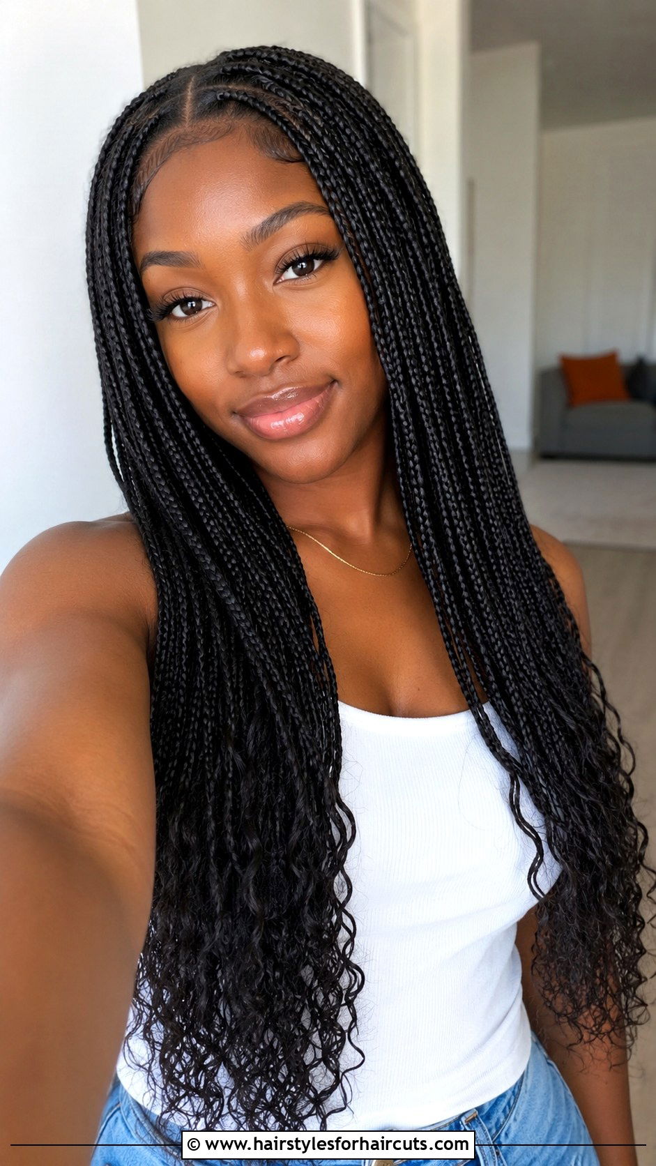 Knotless Braids - 25 black hairstyles names - 25 black hairstyles names