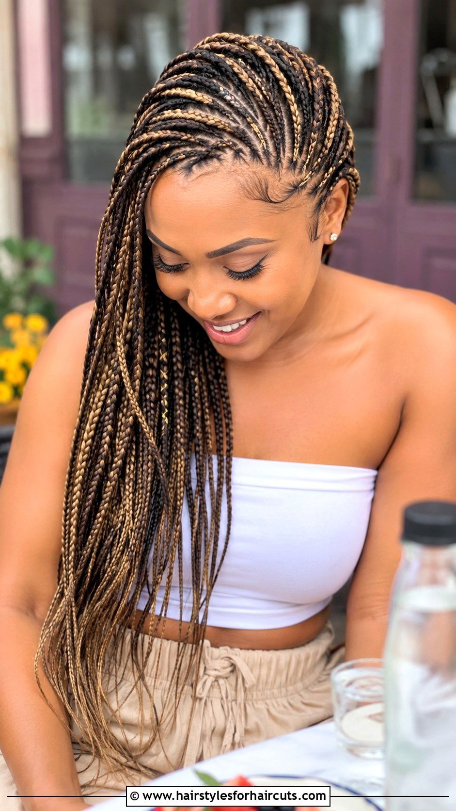 Knotless Braids Fishtail - 25 hairstyles to do with knotless braids - 25 hairstyles to do with knotless braids