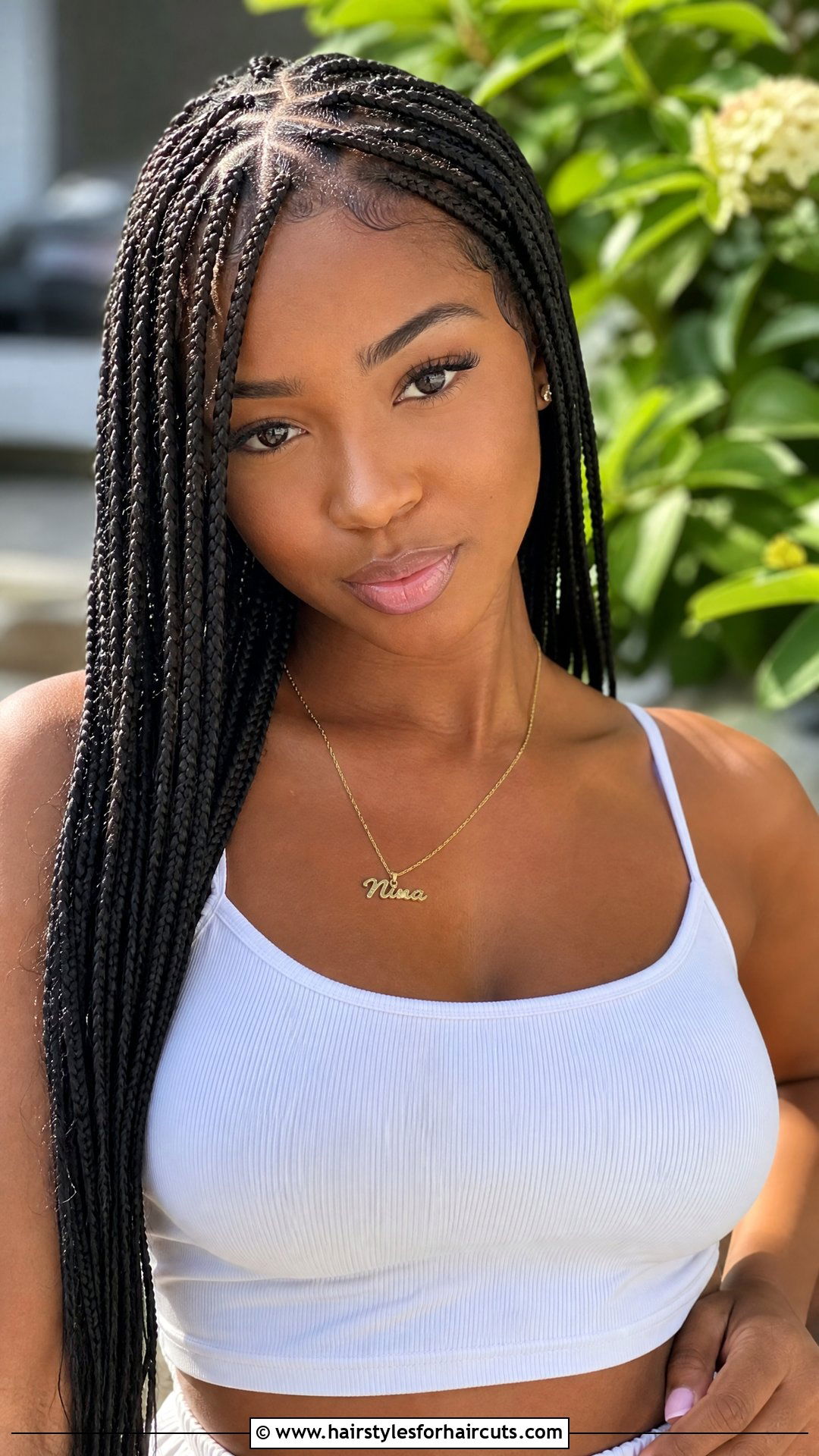 Knotless Braids Hairstyle - 25 natural black women hairstyles - 25 natural black women hairstyles
