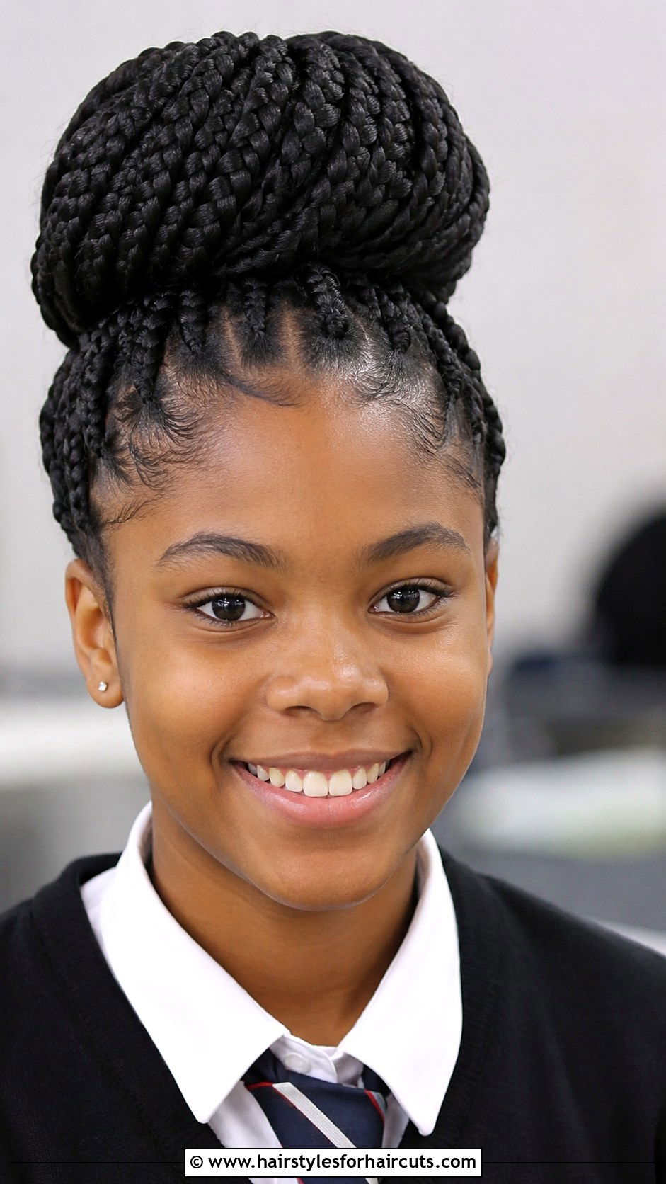 Knotless Braids With Curly Ends - 25 cheerleading hairstyles for black hair - 25 cheerleading hairstyles for black hair