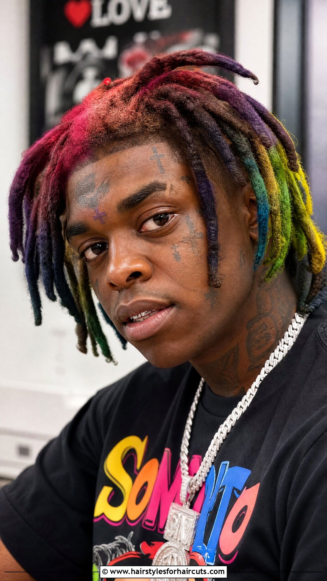 Kodak Black Multi Color Dreads - 25 kodak black hairstyles - 25 kodak black hairstyles