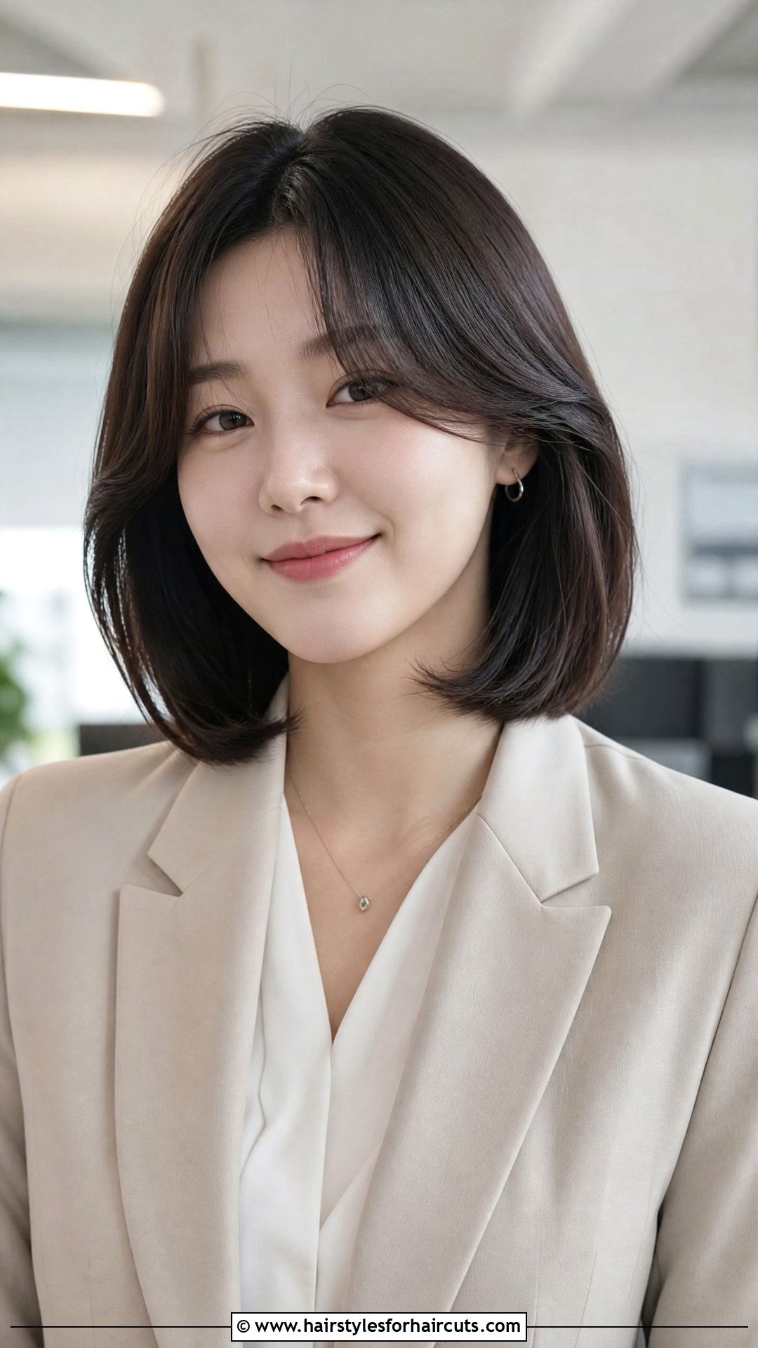 Korean Bob With Curtain Bangs - 25 korean hairstyles - 25 korean hairstyles