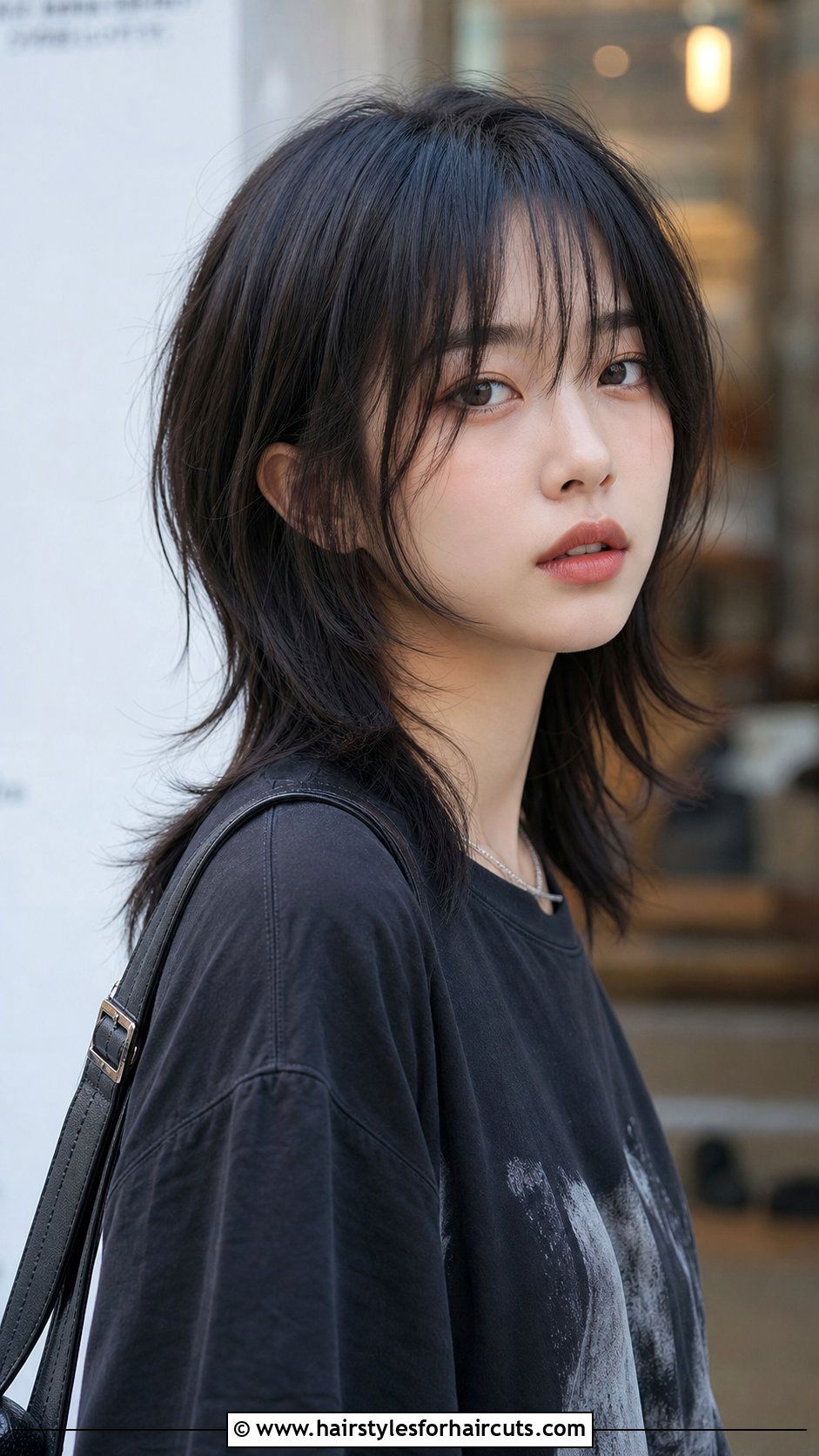 Korean Hush Cut With Wispy Bangs - 25 korean hairstyles with bangs - 25 korean hairstyles with bangs