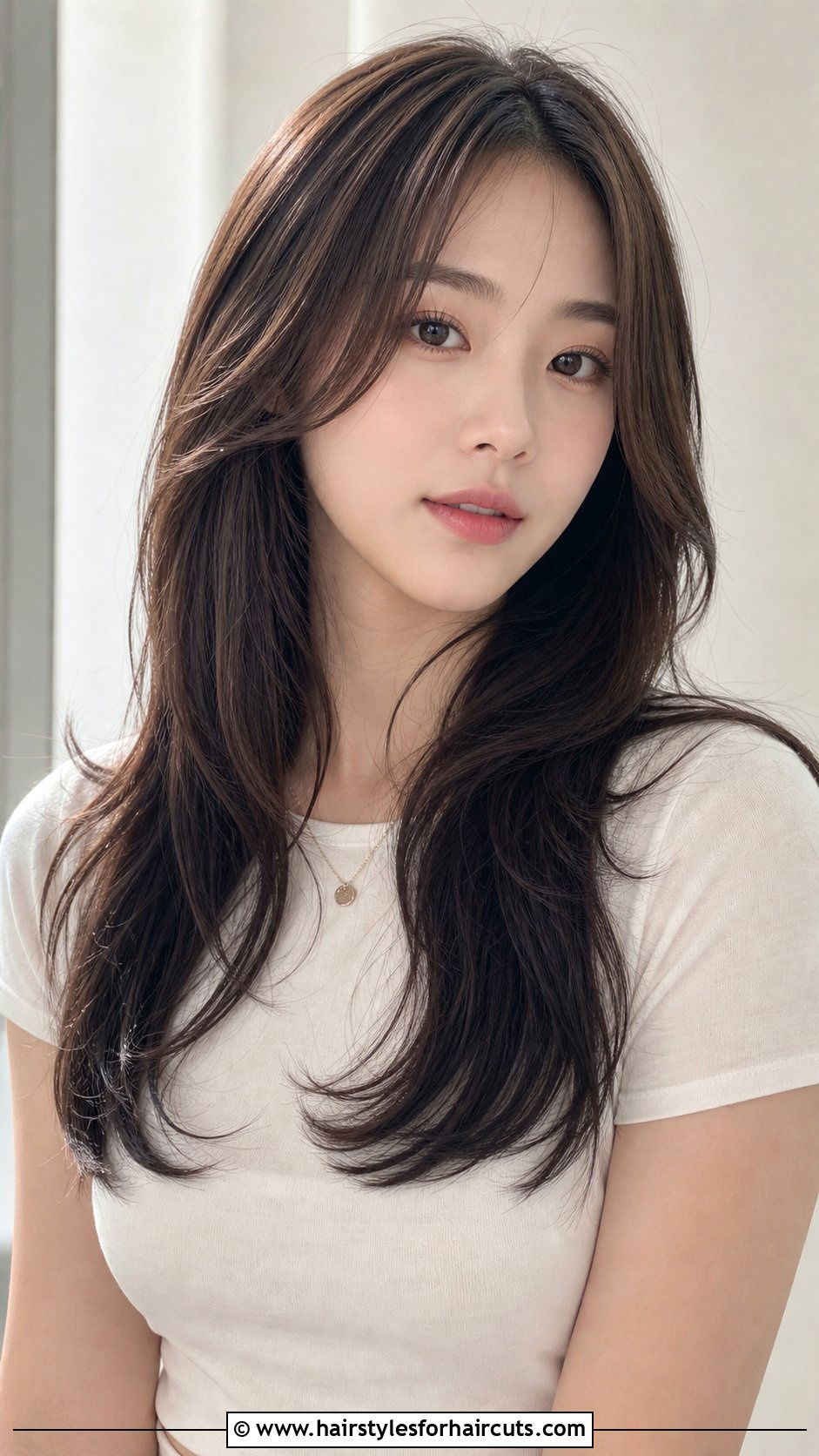 Korean Long Face Framing Layers - 25 korean long hairstyles - 25 korean long hairstyles
