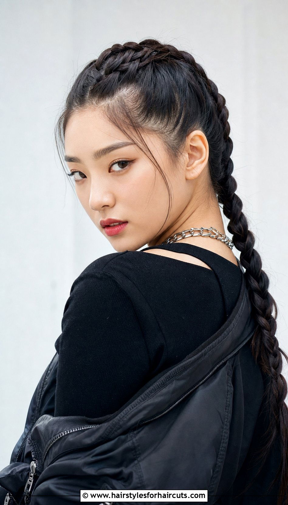 Korean Long Mohawk Braid - 25 korean hairstyles long hair - 25 korean hairstyles long hair
