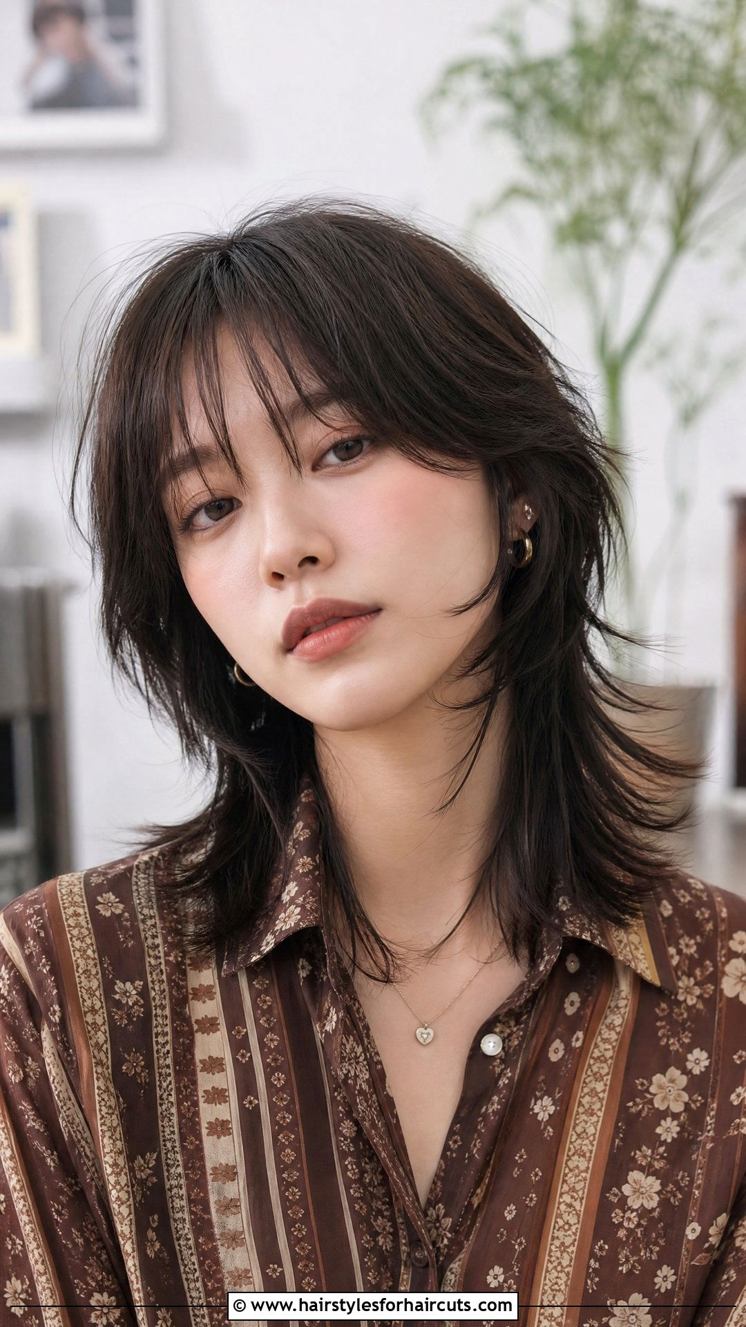 Korean Shag Cut With Wispy Fringe - 25 korean front haircuts - 25 korean front haircuts