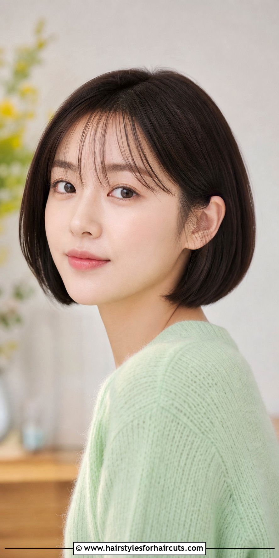 Korean Short Bob With Air Bangs - 25 korean hairstyles with bangs - 25 korean hairstyles with bangs