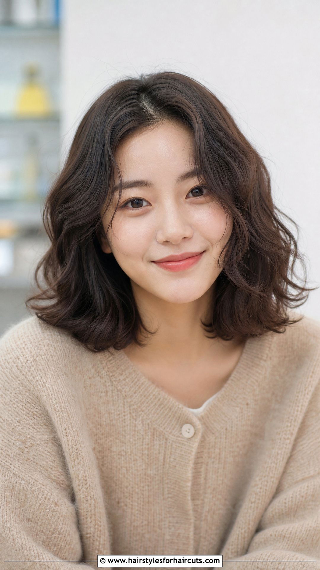Korean Short Wavy Perm - 25 korean short hairstyles for girl - 25 korean short hairstyles for girl