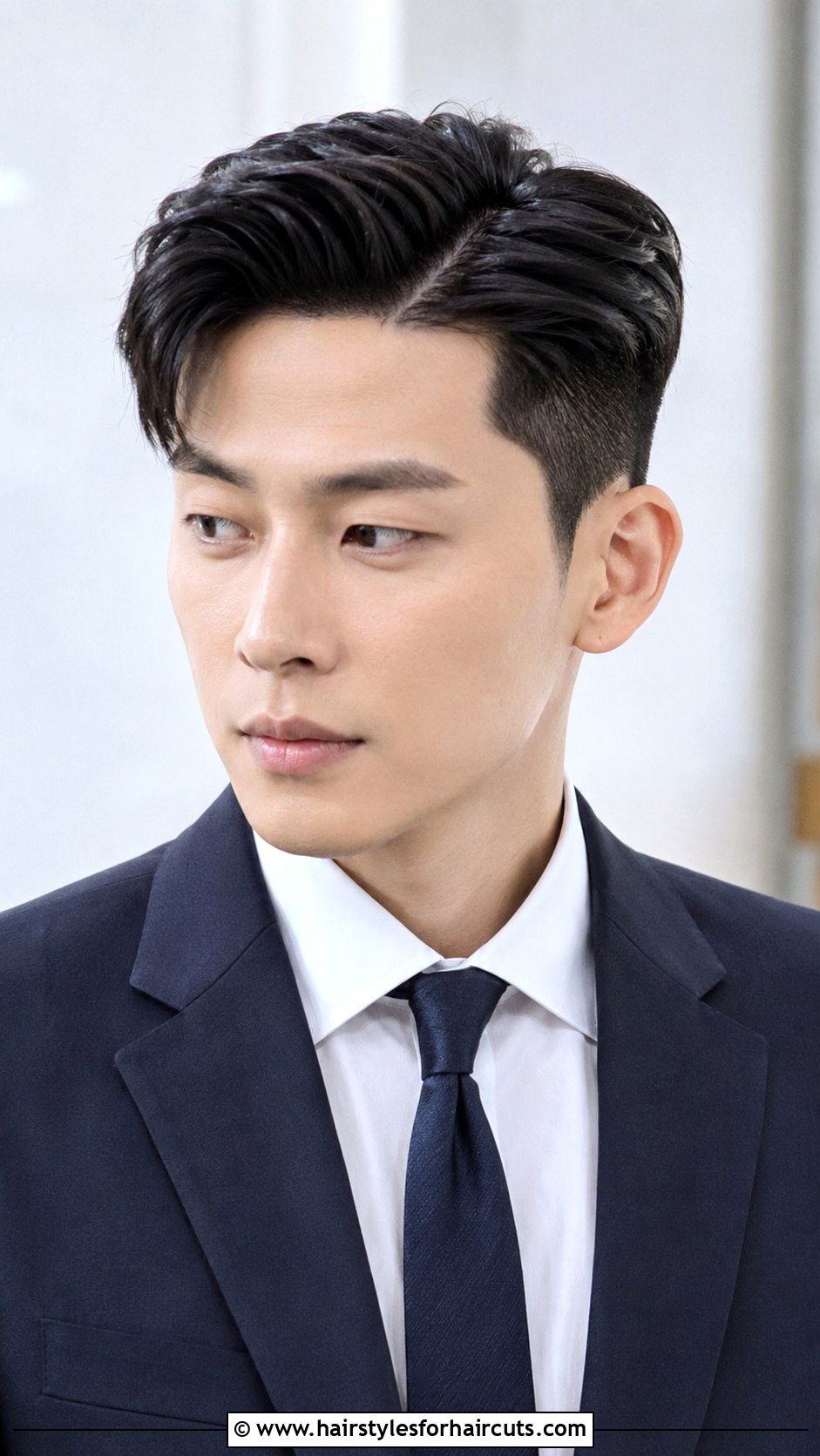 Korean Side Part - 25 asian hairstyles - 25 asian hairstyles
