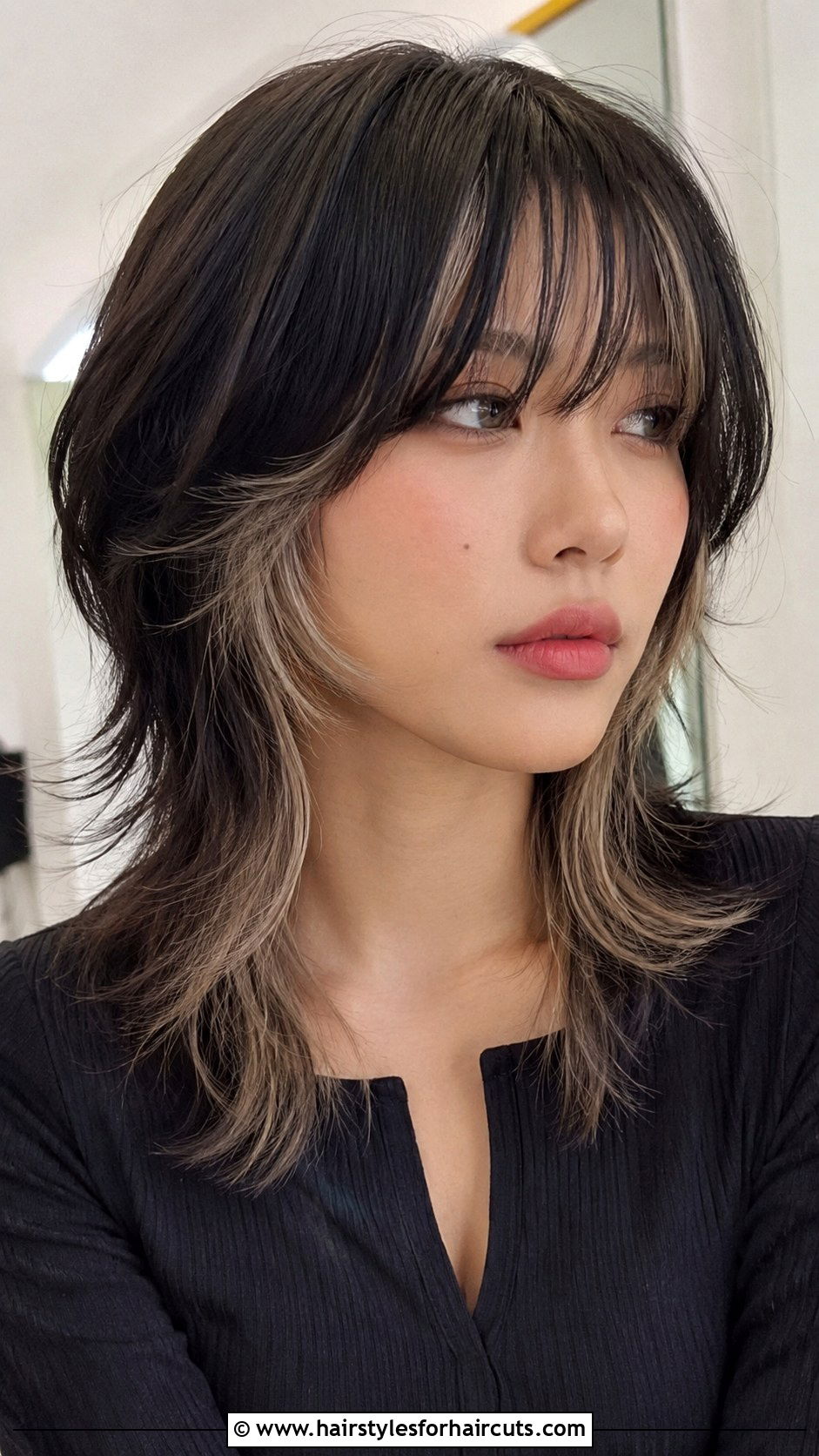 Korean Style Soft Wolf Layers - 25 wolf bang haircuts - 25 wolf bang haircuts
