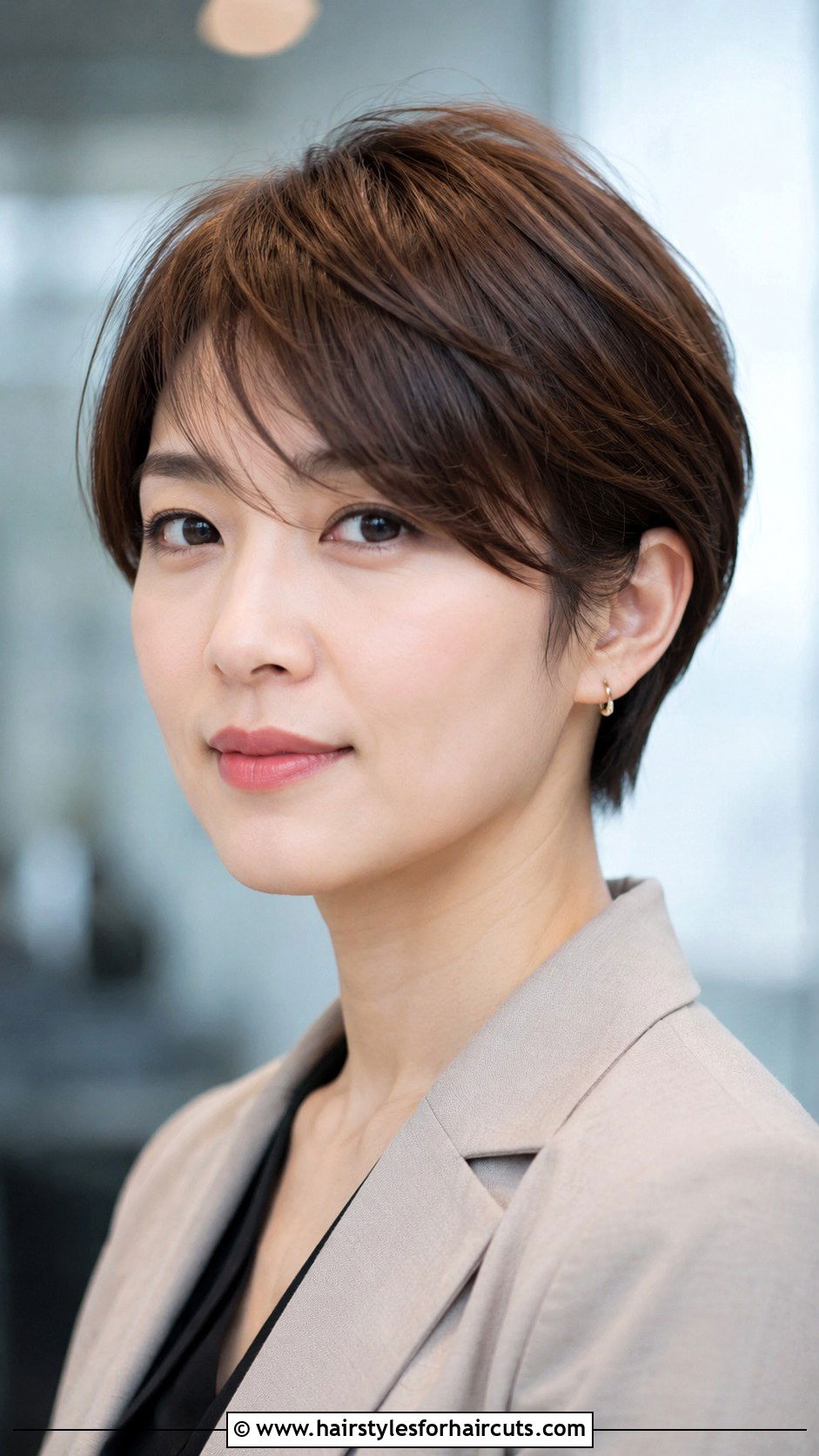 Korean Textured Bob - 25 korean hairstyles for short hair - 25 korean hairstyles for short hair