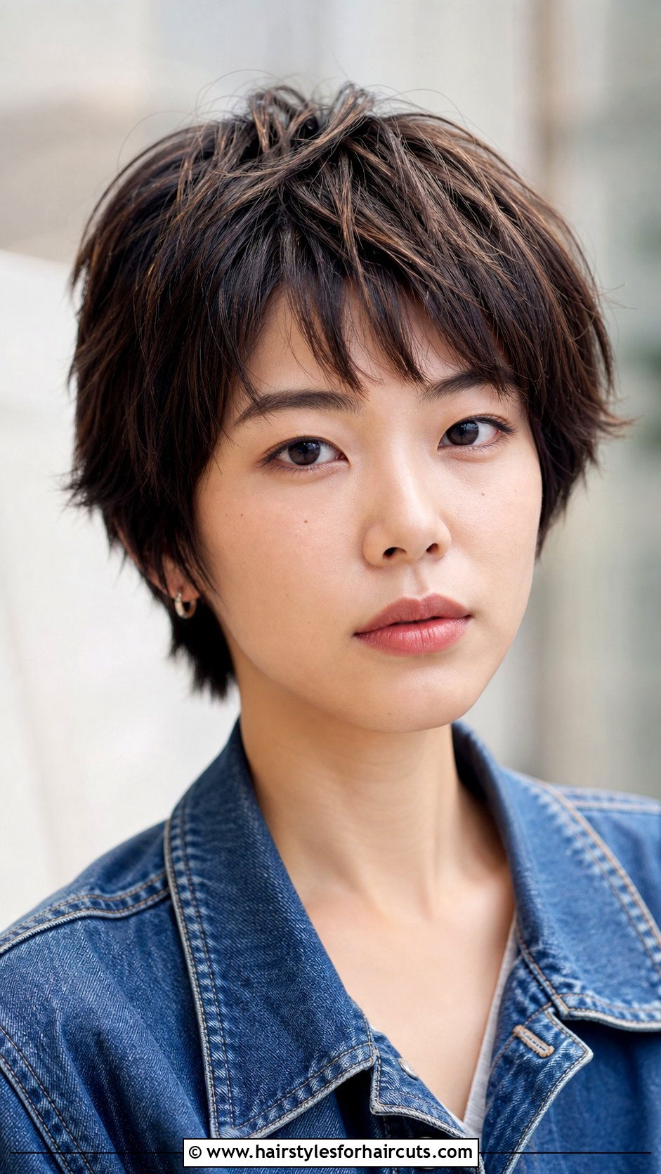 Korean Textured Pixie - 25 korean women short hairstyles - 25 korean women short hairstyles