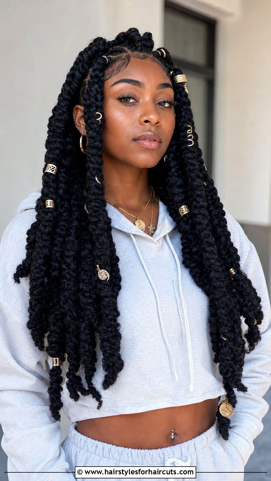 Kuku Twists With Accessories - 25 twist hairstyles natural hair - 25 twist hairstyles natural hair