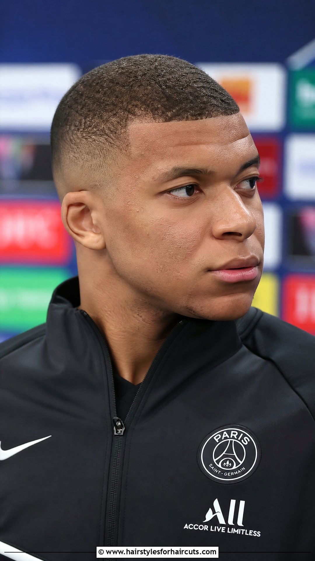 Kylian Mbappe Buzz Cut Fade - 25 soccer hairstyles - 25 soccer hairstyles