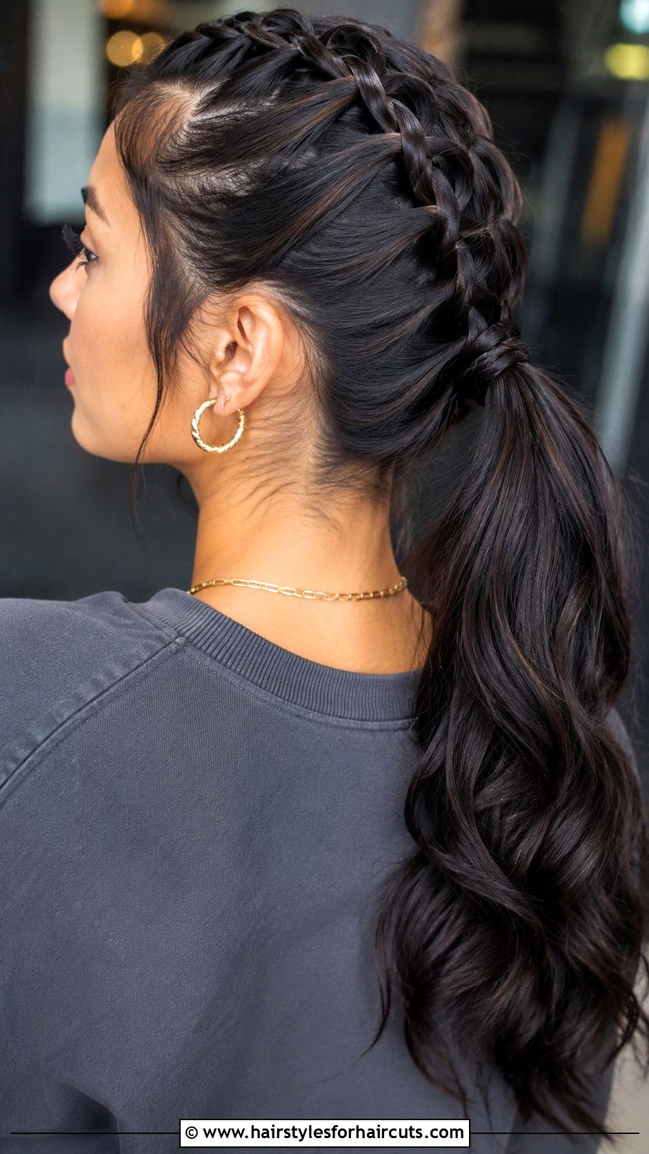 Ladder Braid Ponytail - 25 braid hairstyles shoulder length hair - 25 braid hairstyles shoulder length hair