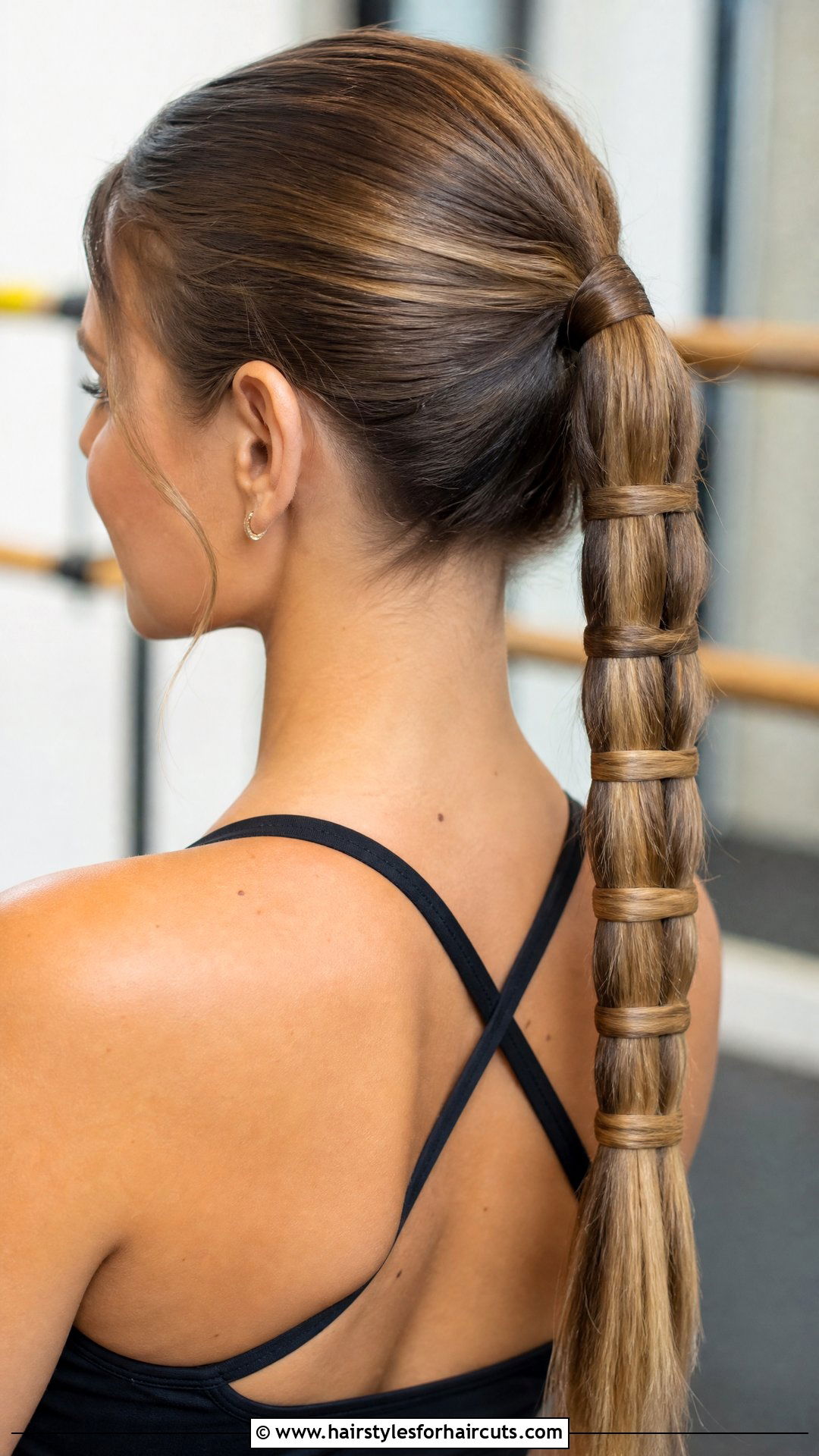 Ladder Braid Ponytail - 25 hairstyles with braid - 25 hairstyles with braid