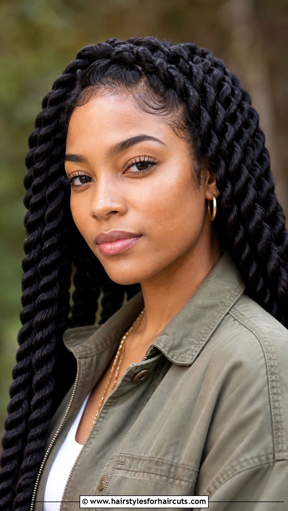 Large Rope Braids - 25 big braid hairstyles for black hair - 25 big braid hairstyles for black hair
