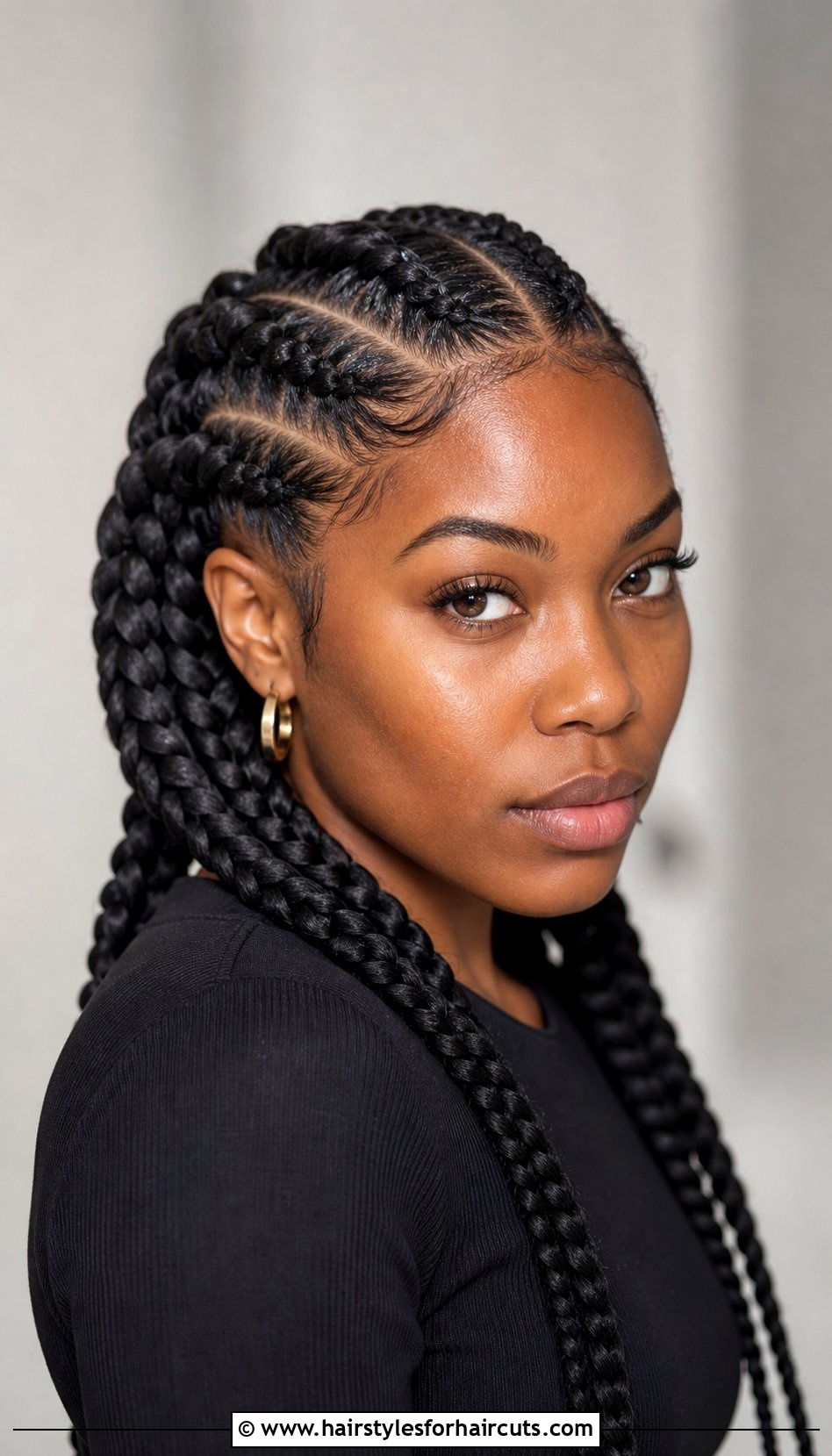 Large Stitch Braids - 25 big braid hairstyles for black hair - 25 big braid hairstyles for black hair